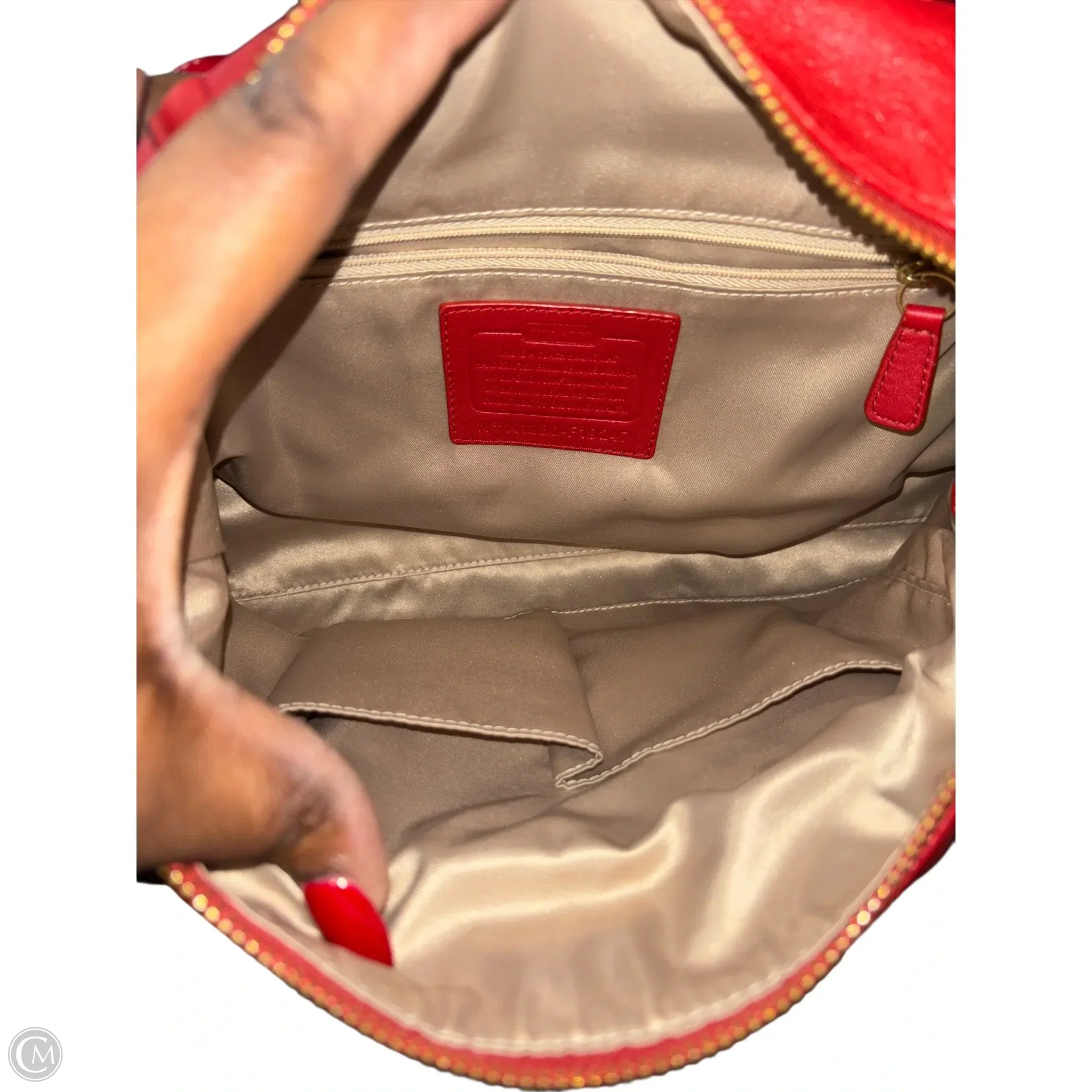 Handbag Designer By Coach, Size: Medium