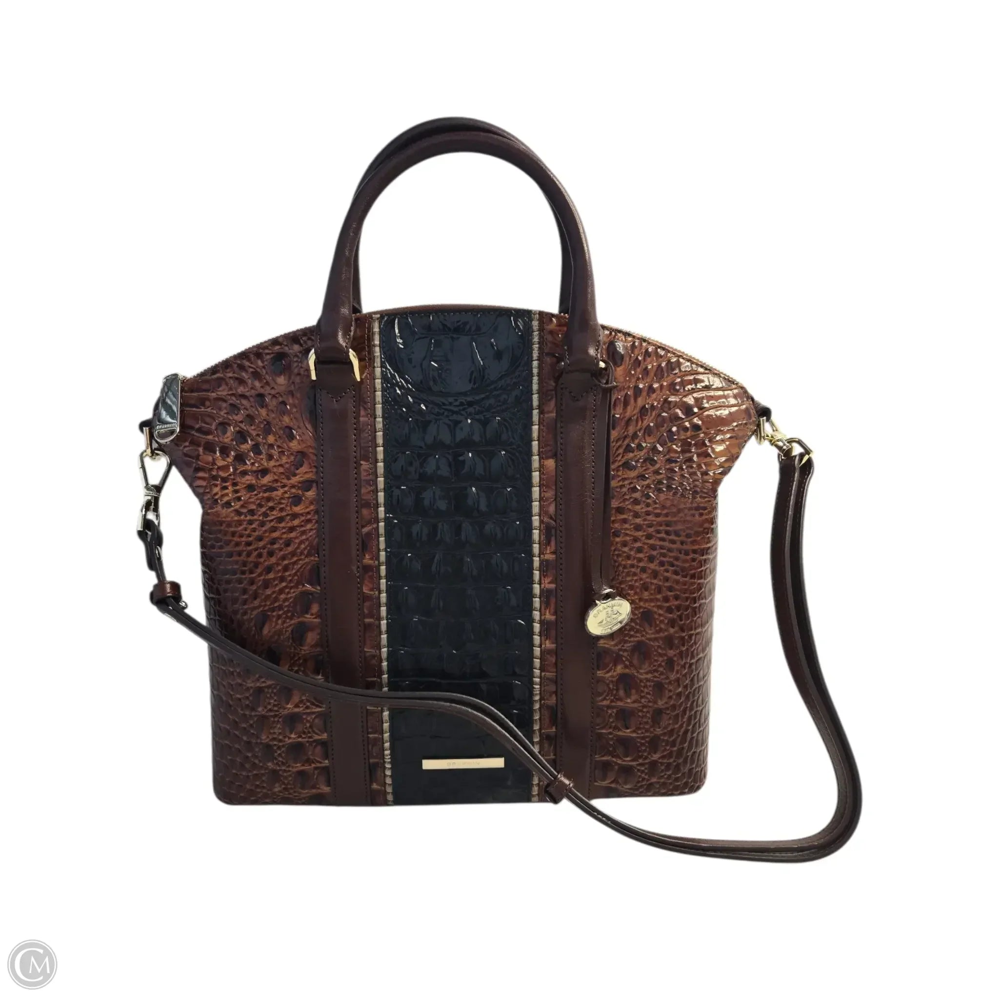 Handbag Designer By Brahmin, Size: Large