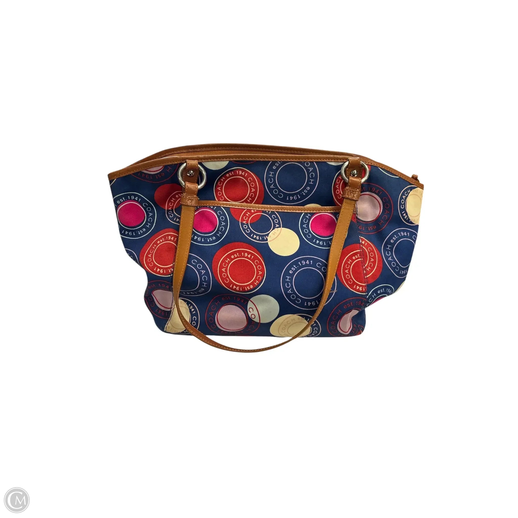 Handbag Designer By Coach, Size: Large