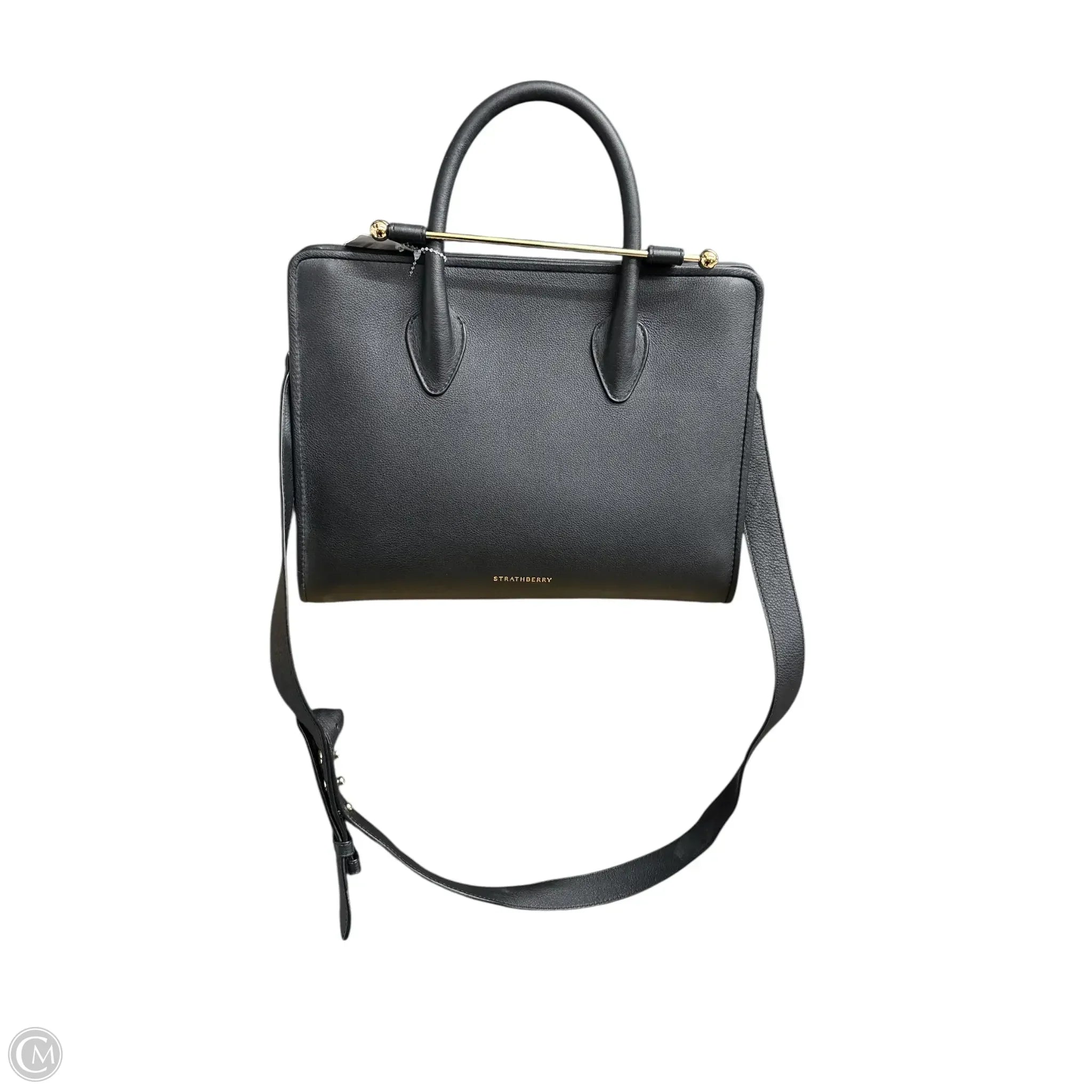 Handbag Leather By Cma, Size: Large