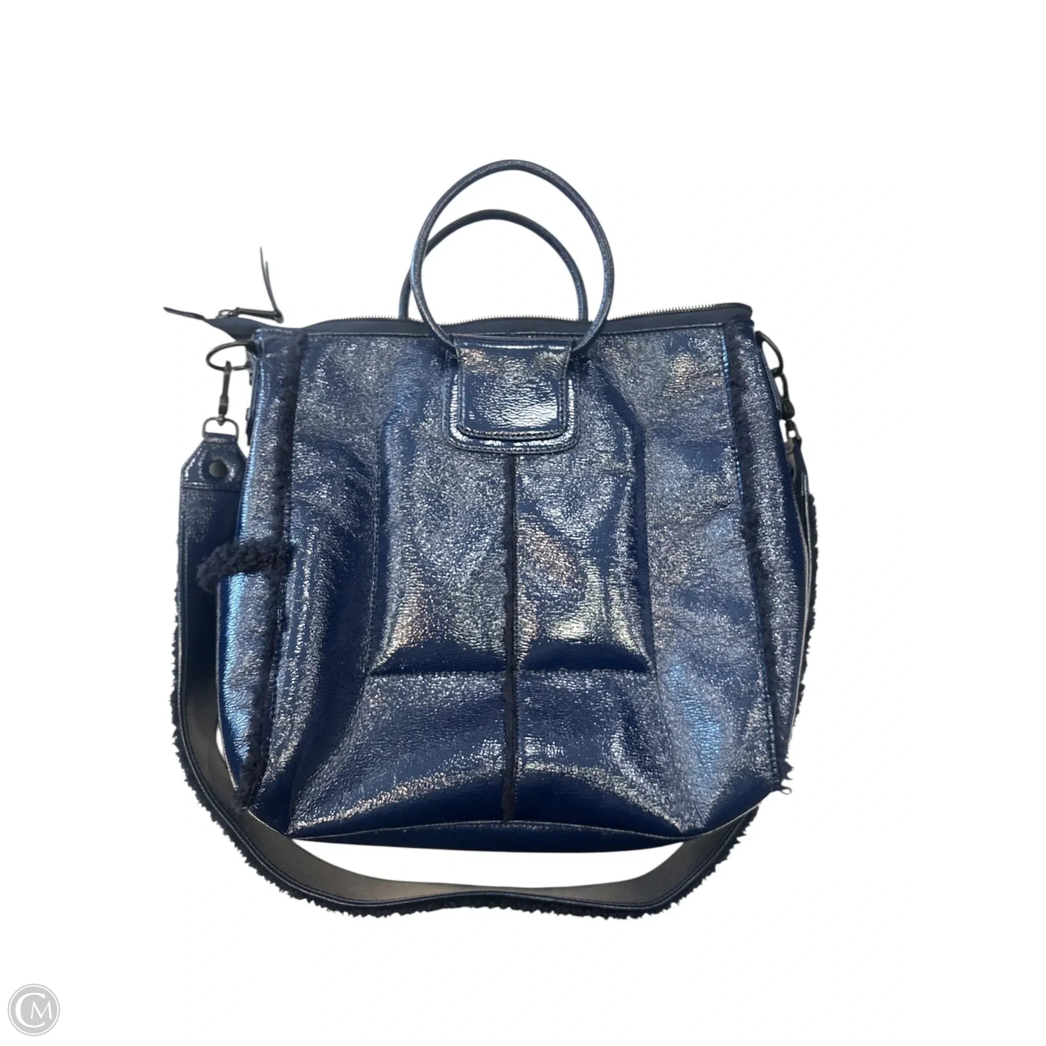 Handbag Leather By Hobo Intl, Size: Large
