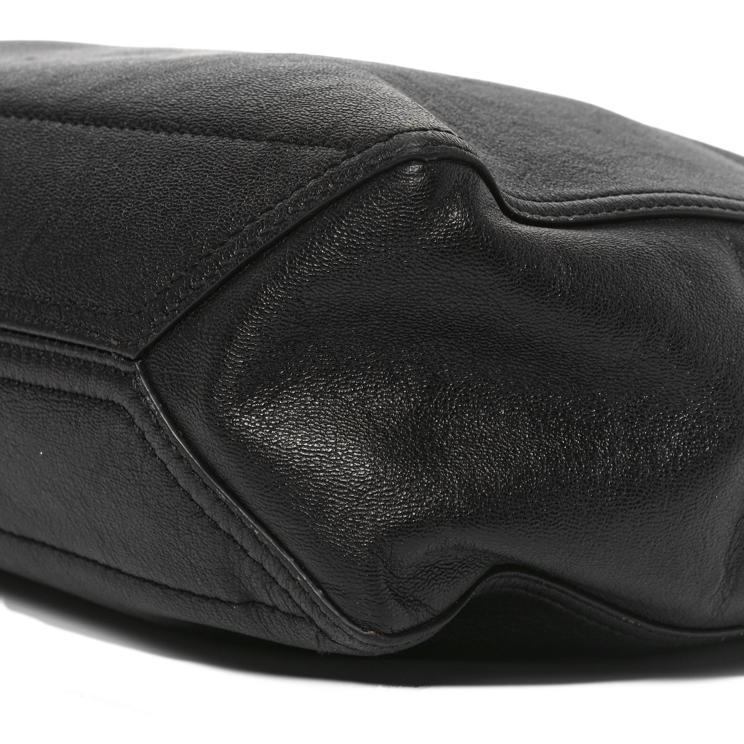 New Sakai Calfskin Lux Medium Dahlia Tote Black