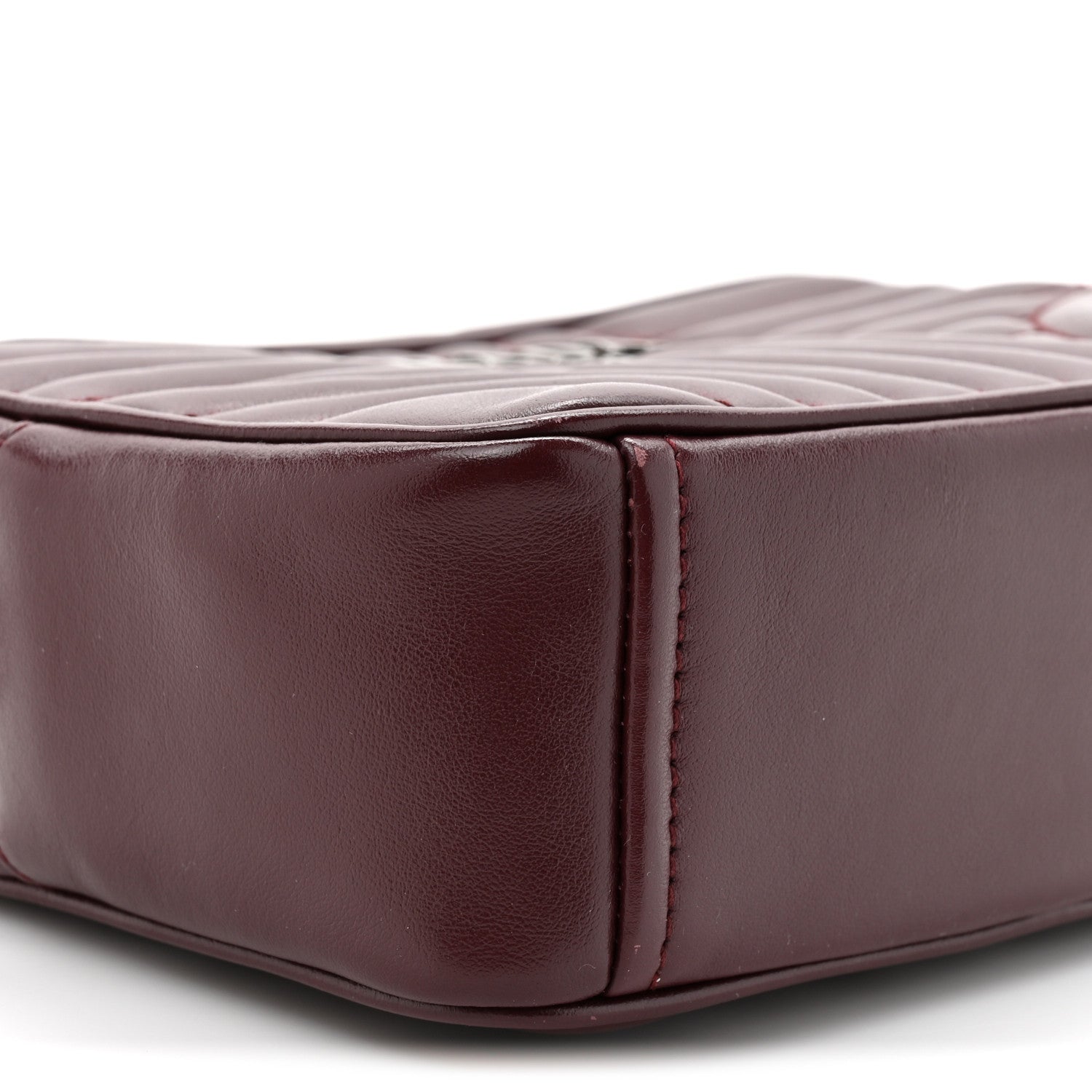 Soft Calfskin Impunture Diagramme Small Camera Bag Granato