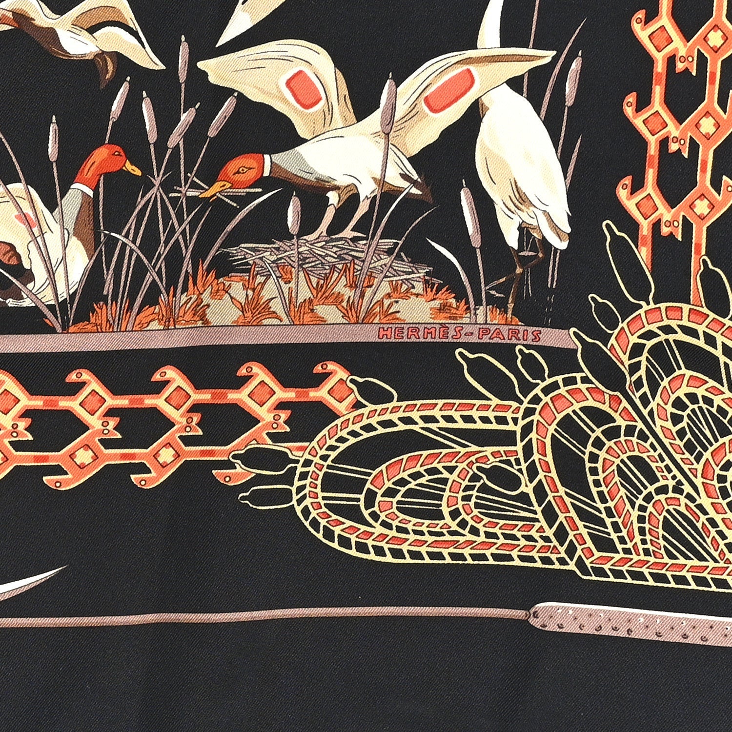 Silk Libres Comme L'Air Scarf 90 Black