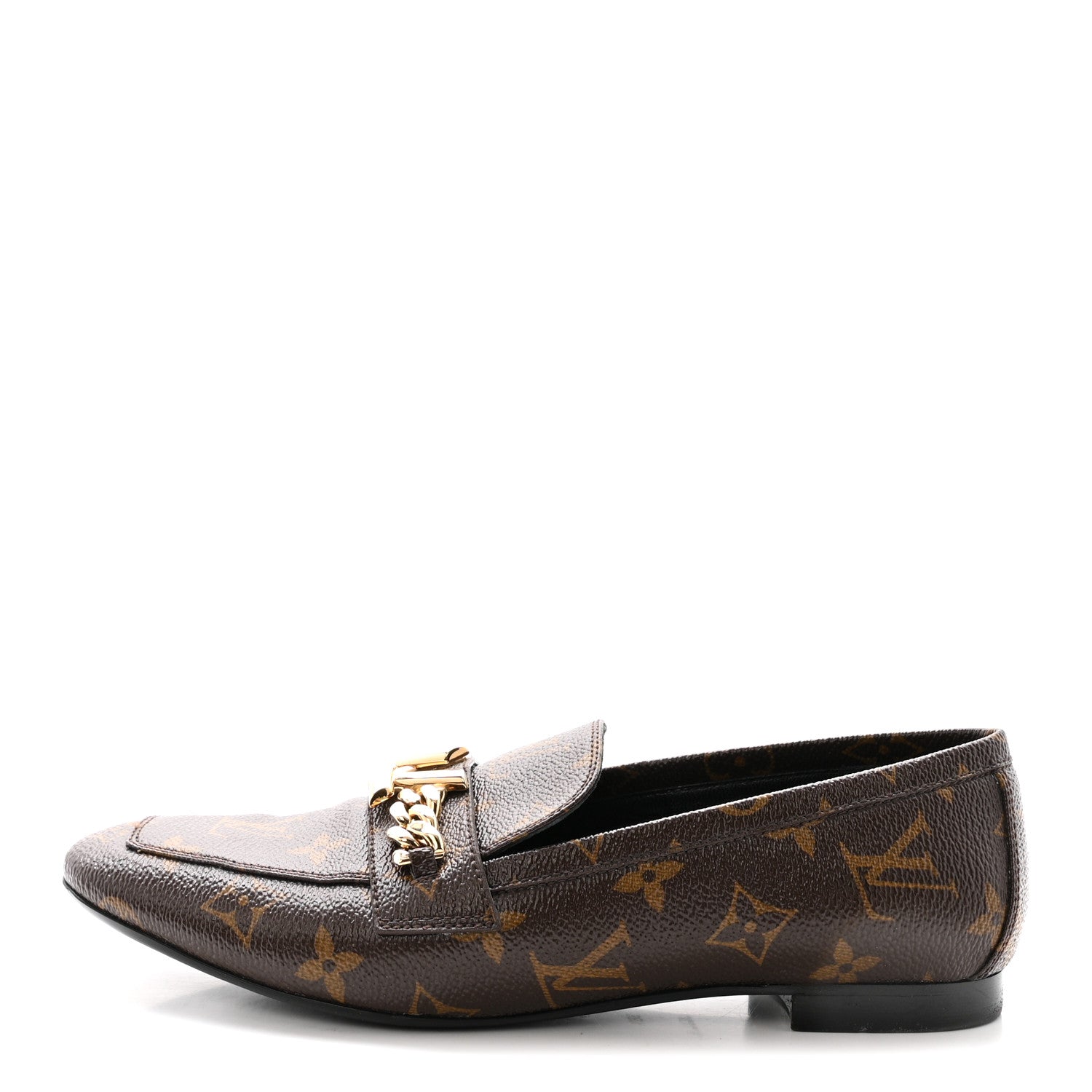 Monogram Upper Case Flat Loafer 38.5