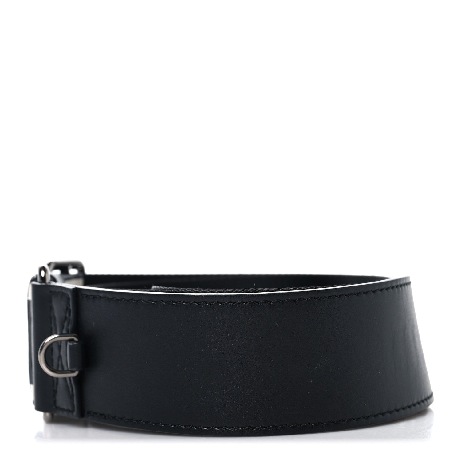 Nylon Jacquard Sporty Bandouliere Shoulder Strap Black