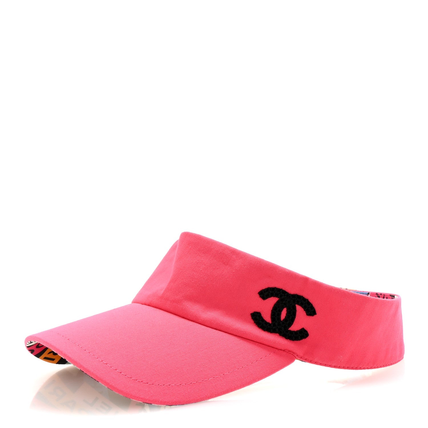 Cotton Canvas Logo CC Visor Pink Black