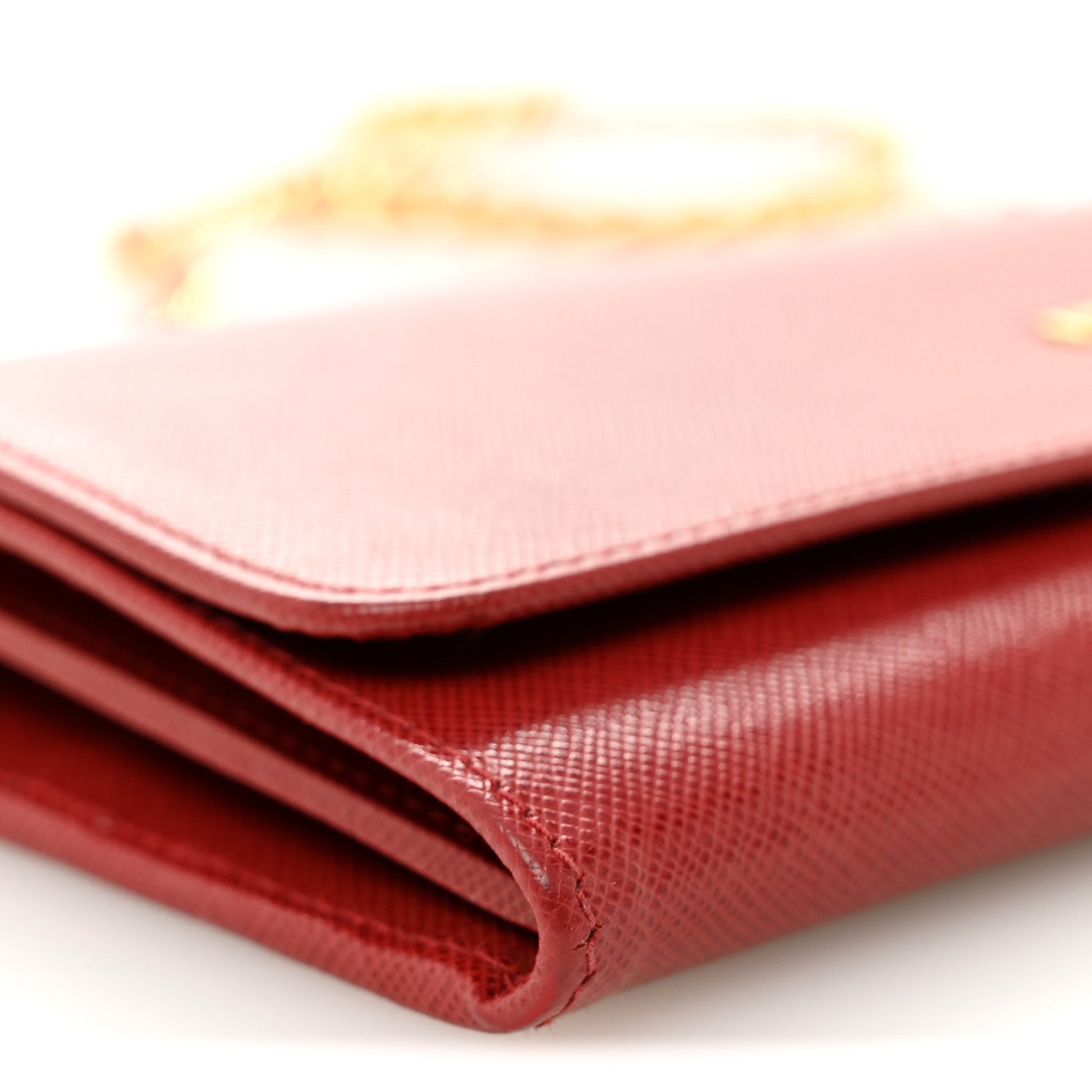 Saffiano Wallet on Chain Fuoco