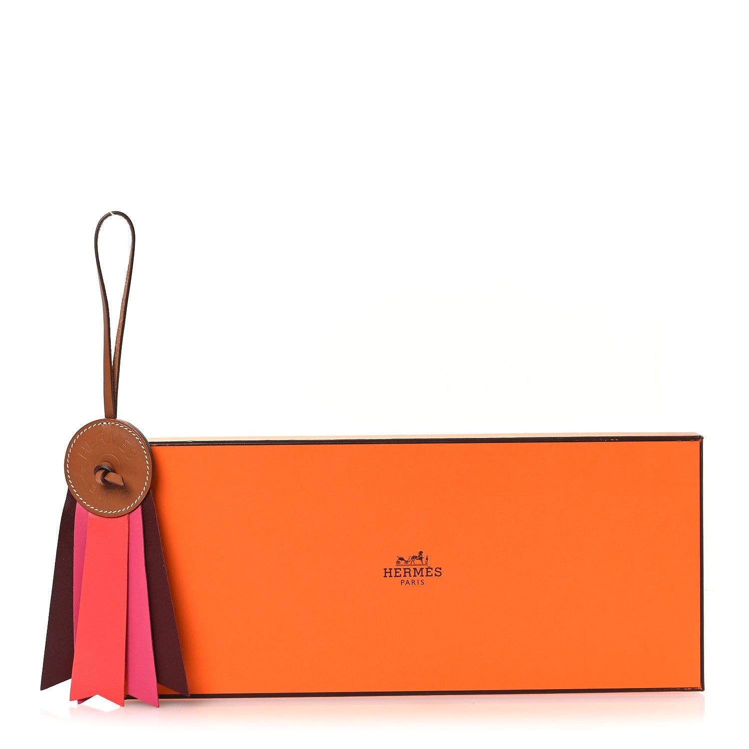 Vache Hunter Milo Lambskin Paddock Flot Bag Charm Rose Shocking Rouge H Rose Jaipur