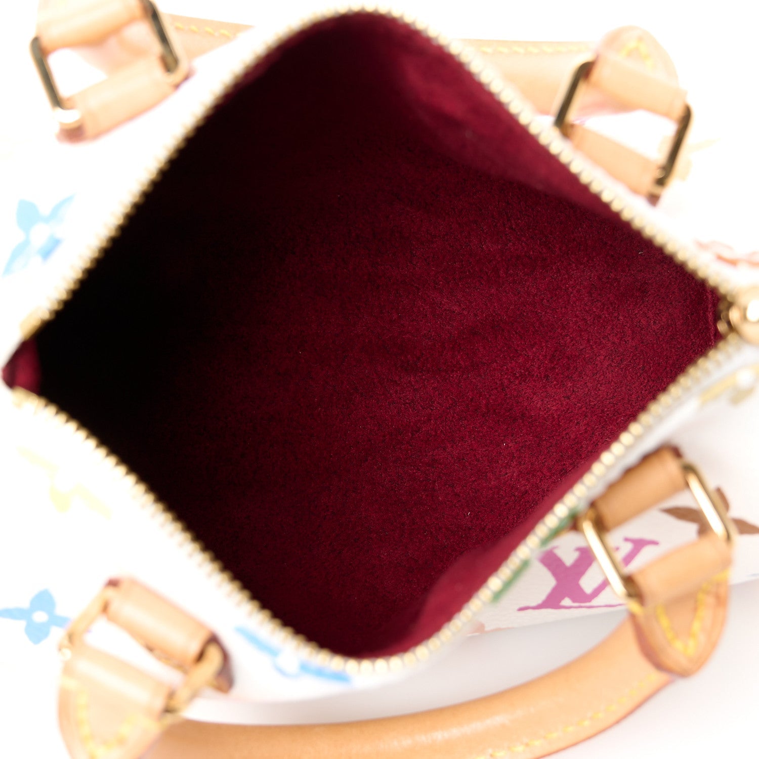 Monogram Multicolor Mini Sac HL Speedy White