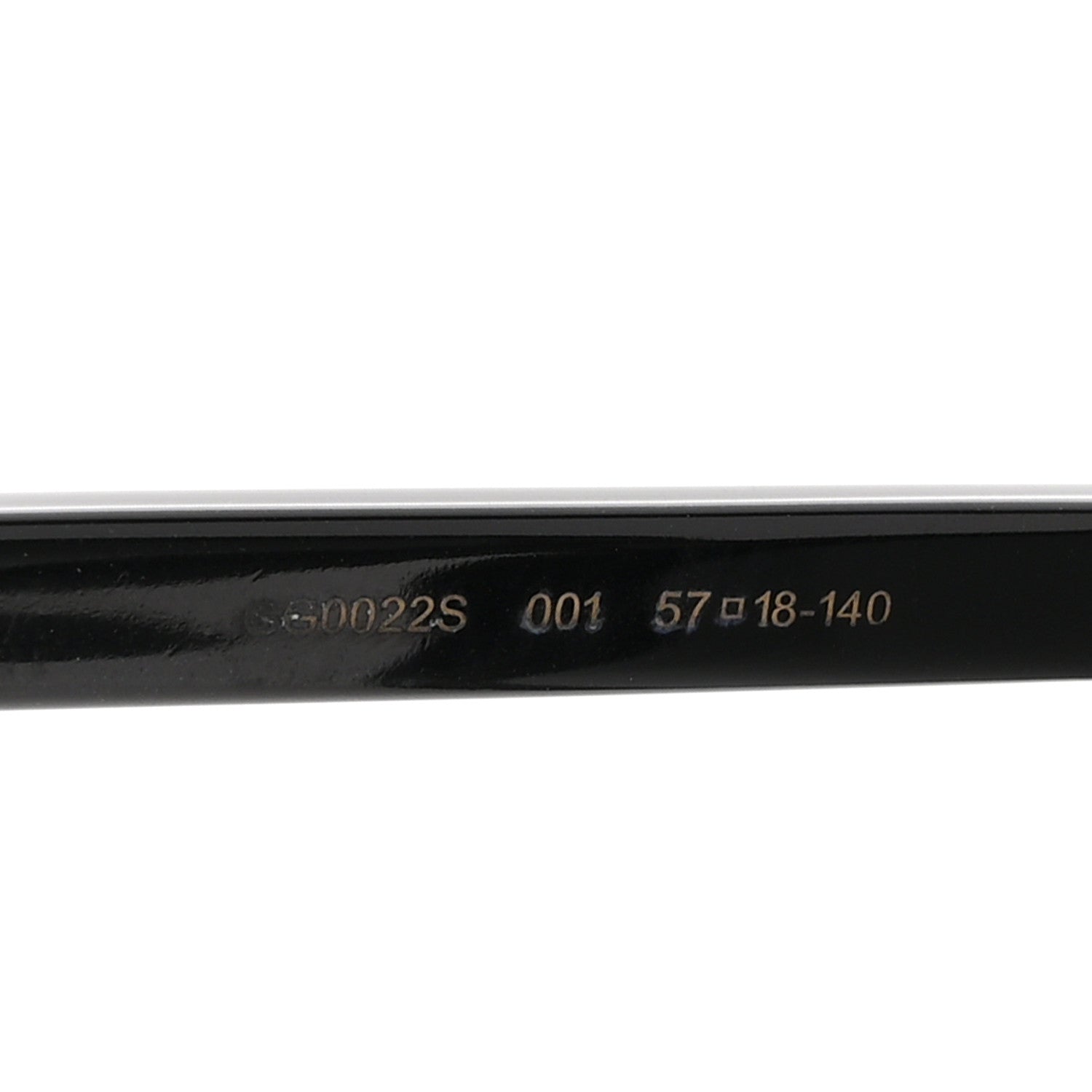 Acetate GG Sunglasses GG0022S Black