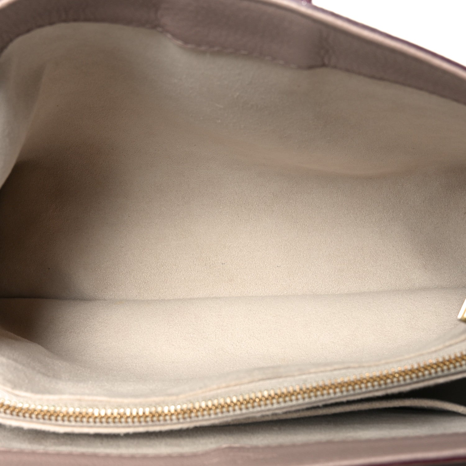 Calfskin Monogram Very One Handle Mastic Raisin