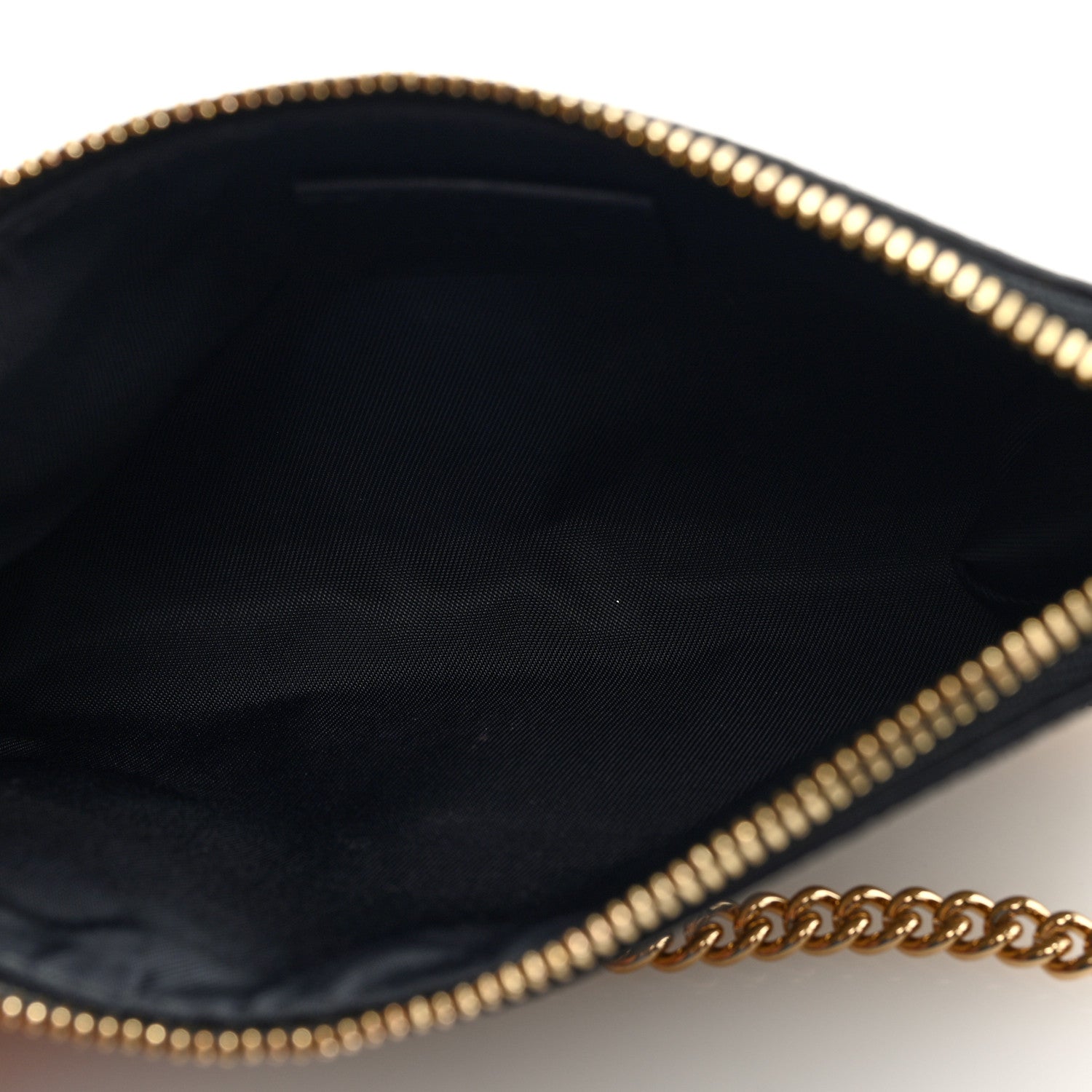 GG Supreme Monogram Mini Chain Bag Beige Black