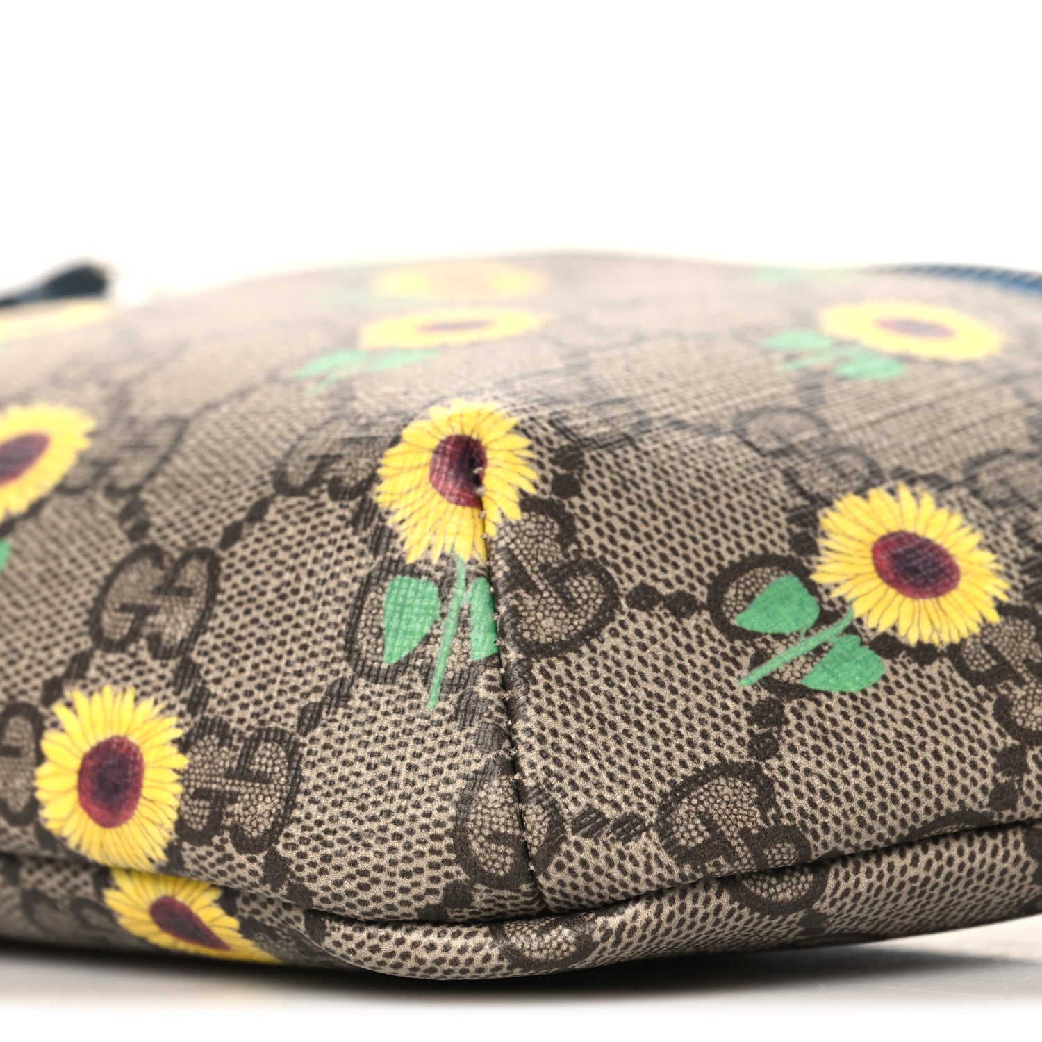GG Supreme Monogram Sunflower Childrens Belt Bag