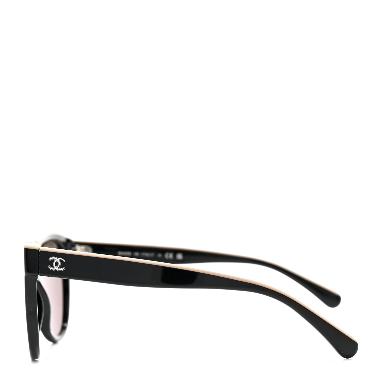 Acetate CC Butterfly Sunglasses 5414 Black Beige