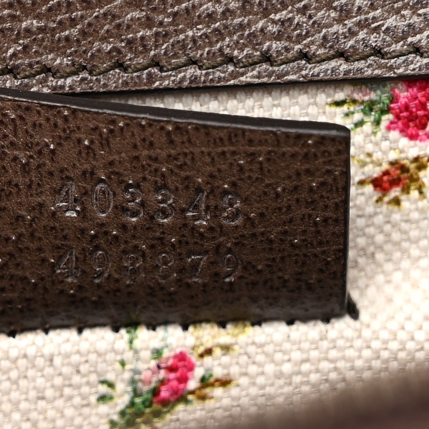 Calfskin Web Floral Embroidered Medium Dionysus Shoulder Bag New Acero