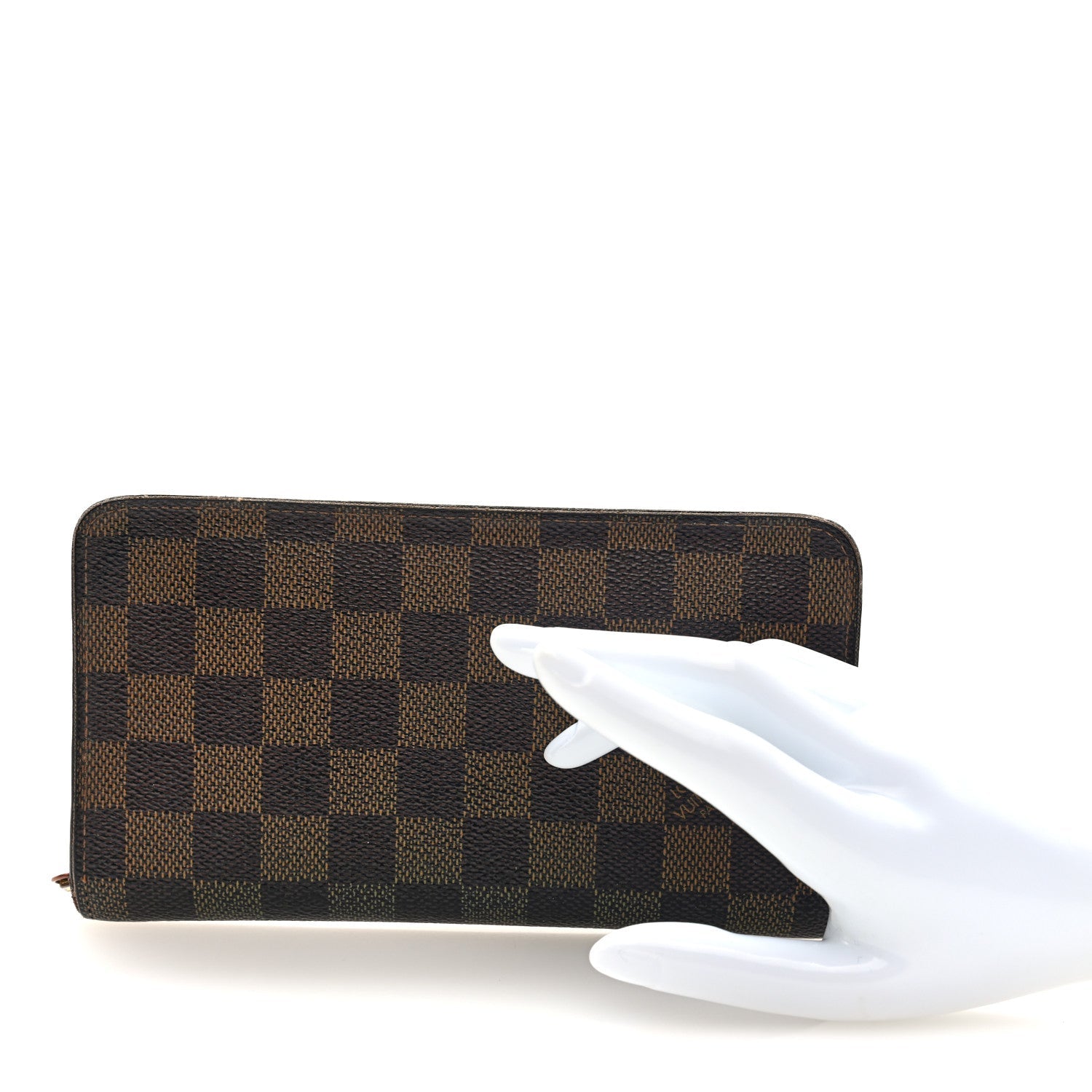 Damier Ebene Porte-Monnaie Zippe Zippy Wallet