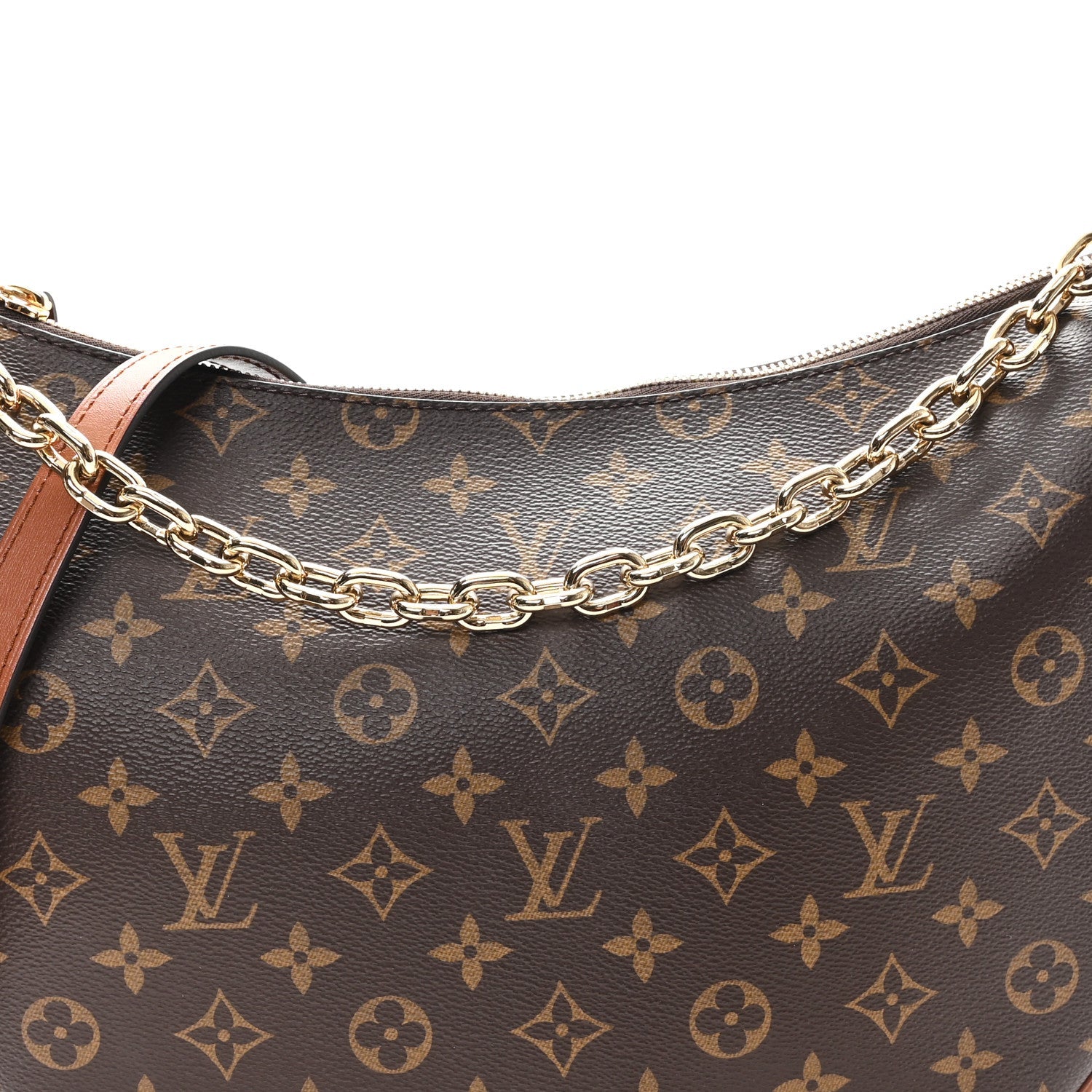 Reverse Monogram Loop Hobo