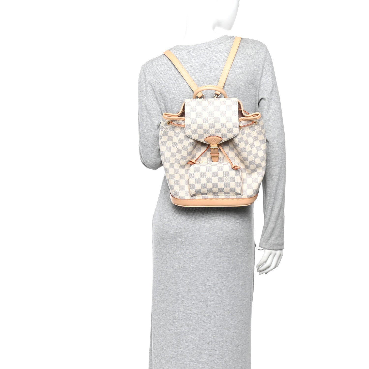 Damier Azur Montsouris PM