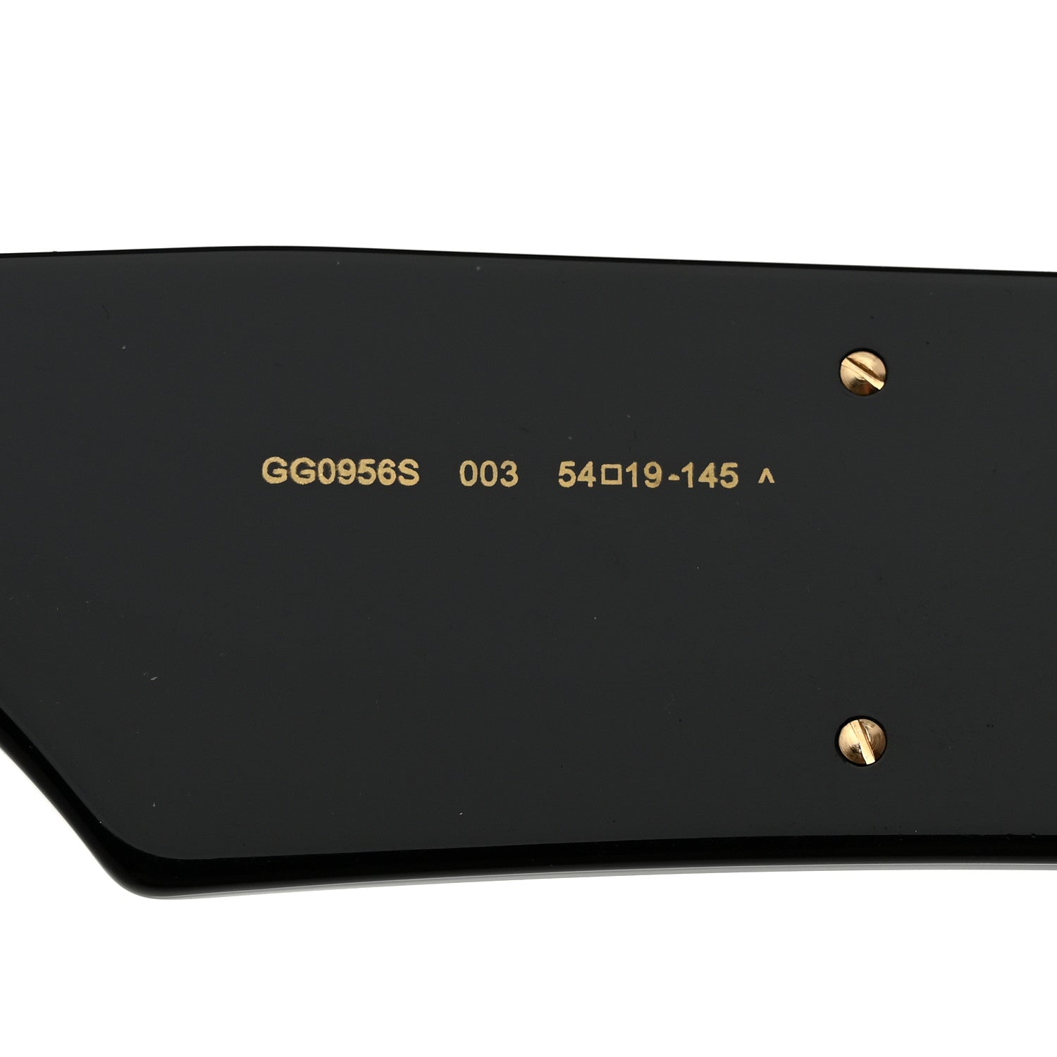 Acetate Square Frame Sunglasses GG0956S Black