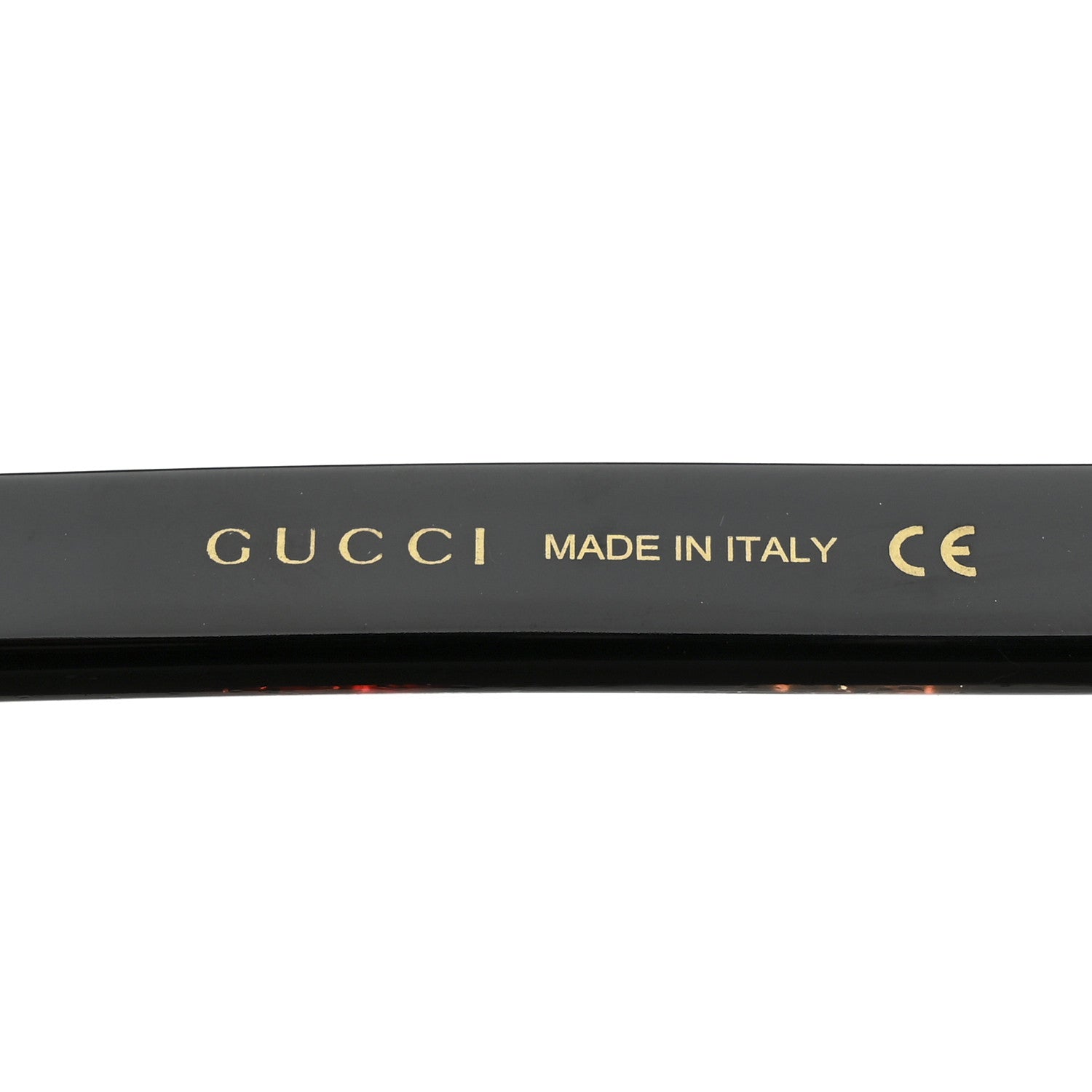Acetate Oversize Stripe Sunglasses GG0328S Black Multi