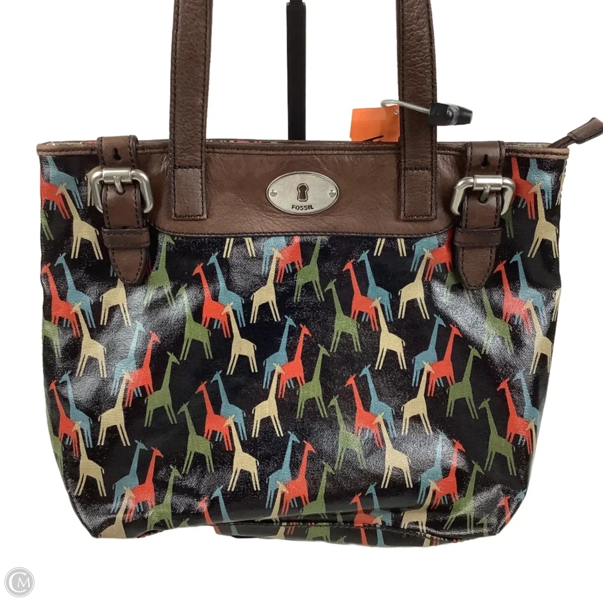 Handbag By Fossil, Size: Medium