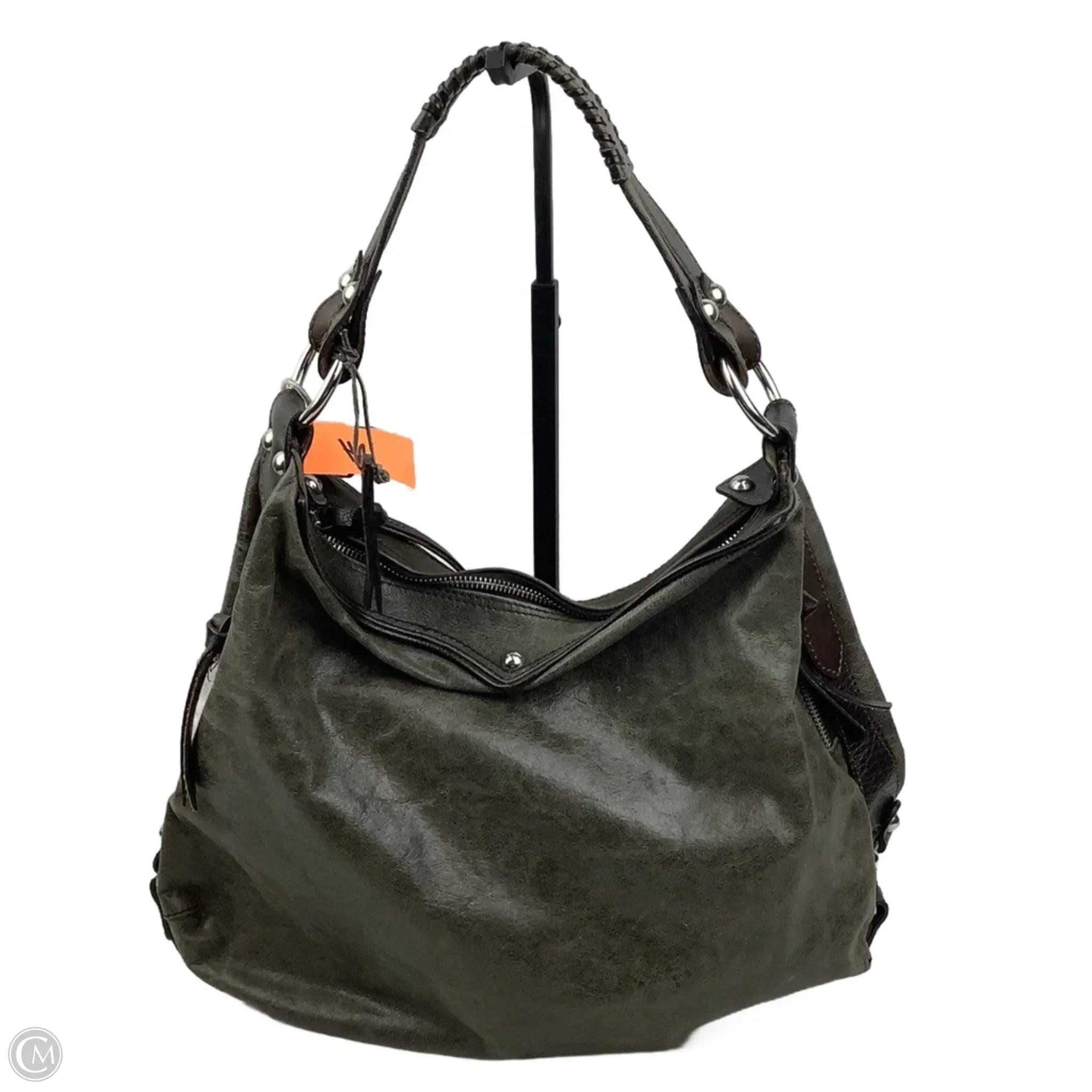 Handbag Leather By Clothes Mentor, Size: Medium