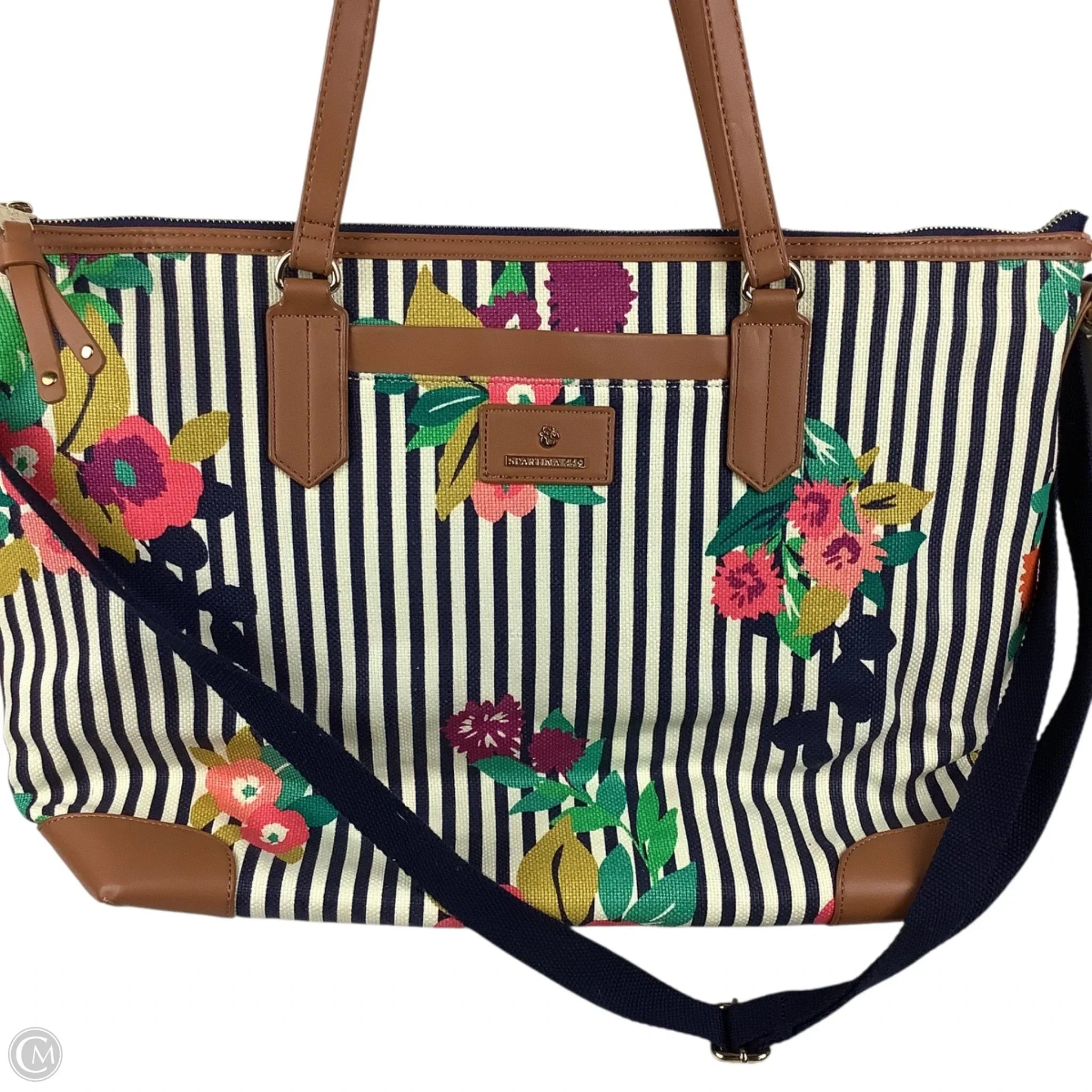 Handbag Tote By Spartina, Size: Medium