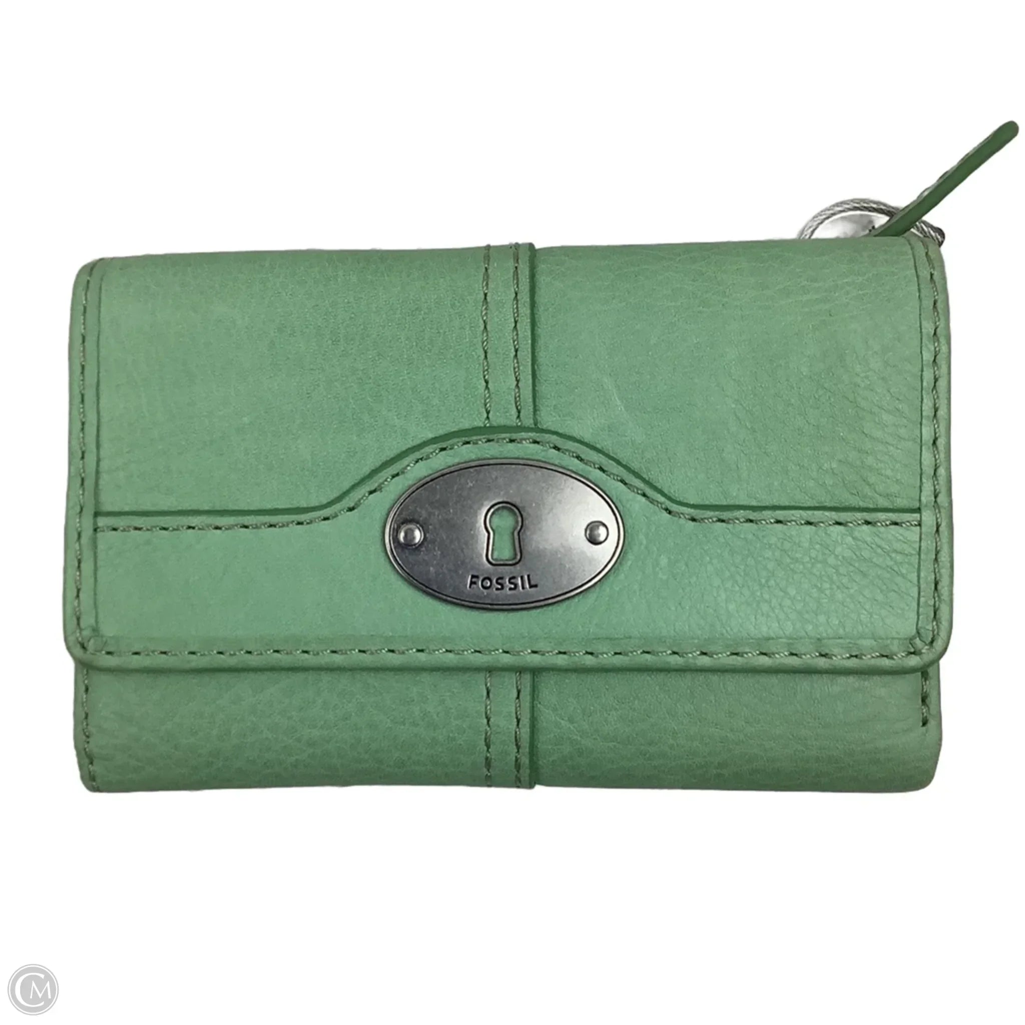 Wallet Leather By Fossil, Size: Medium