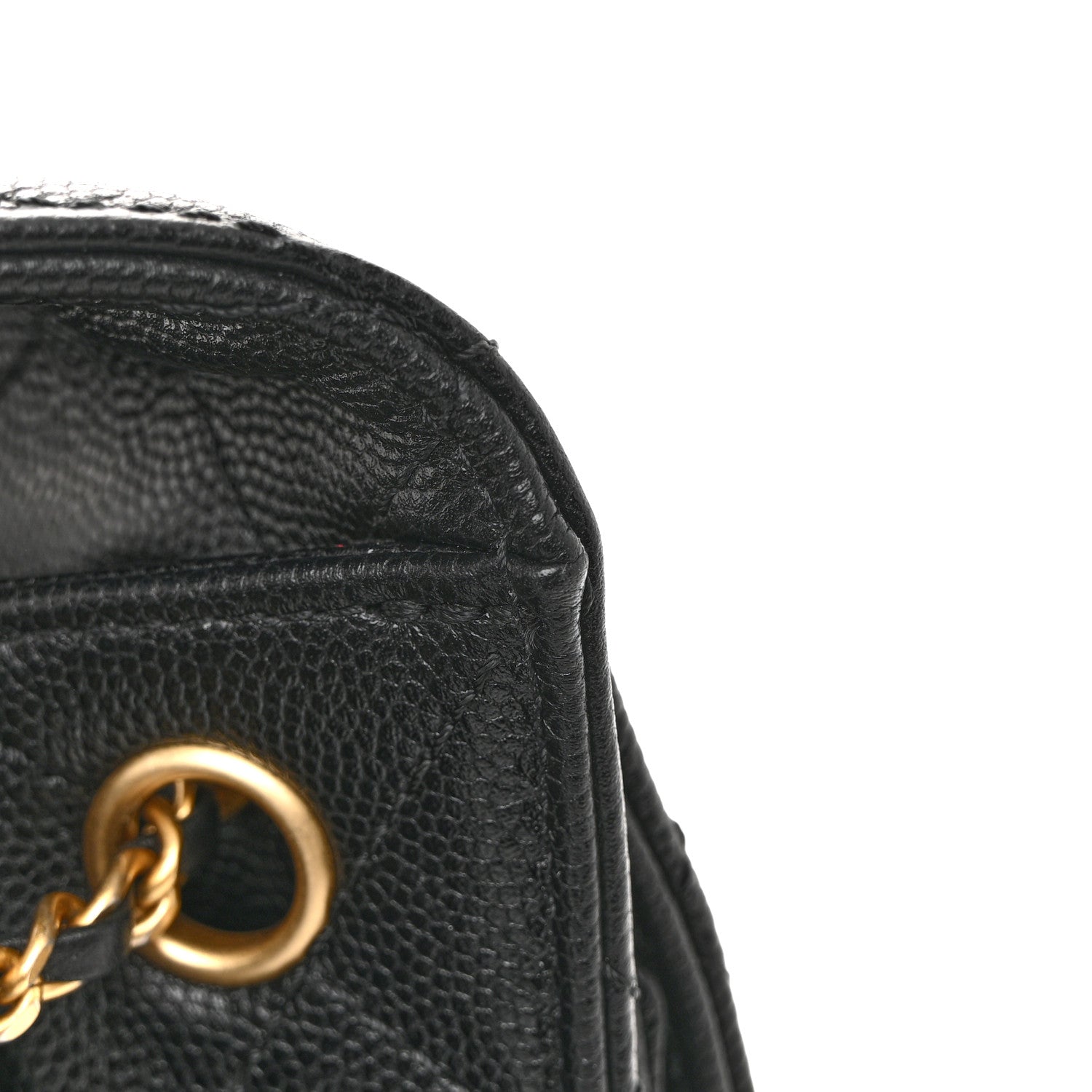 Caviar Quilted Small Chanel 25 Handbag Black