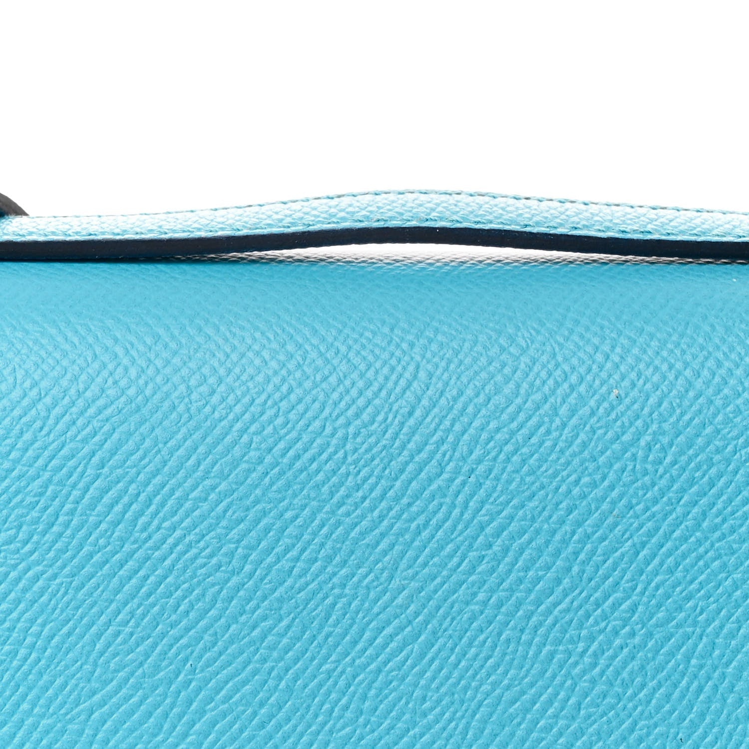 Epsom Enamel Constance 18 Bleu Du Nord Rouge de Coeur