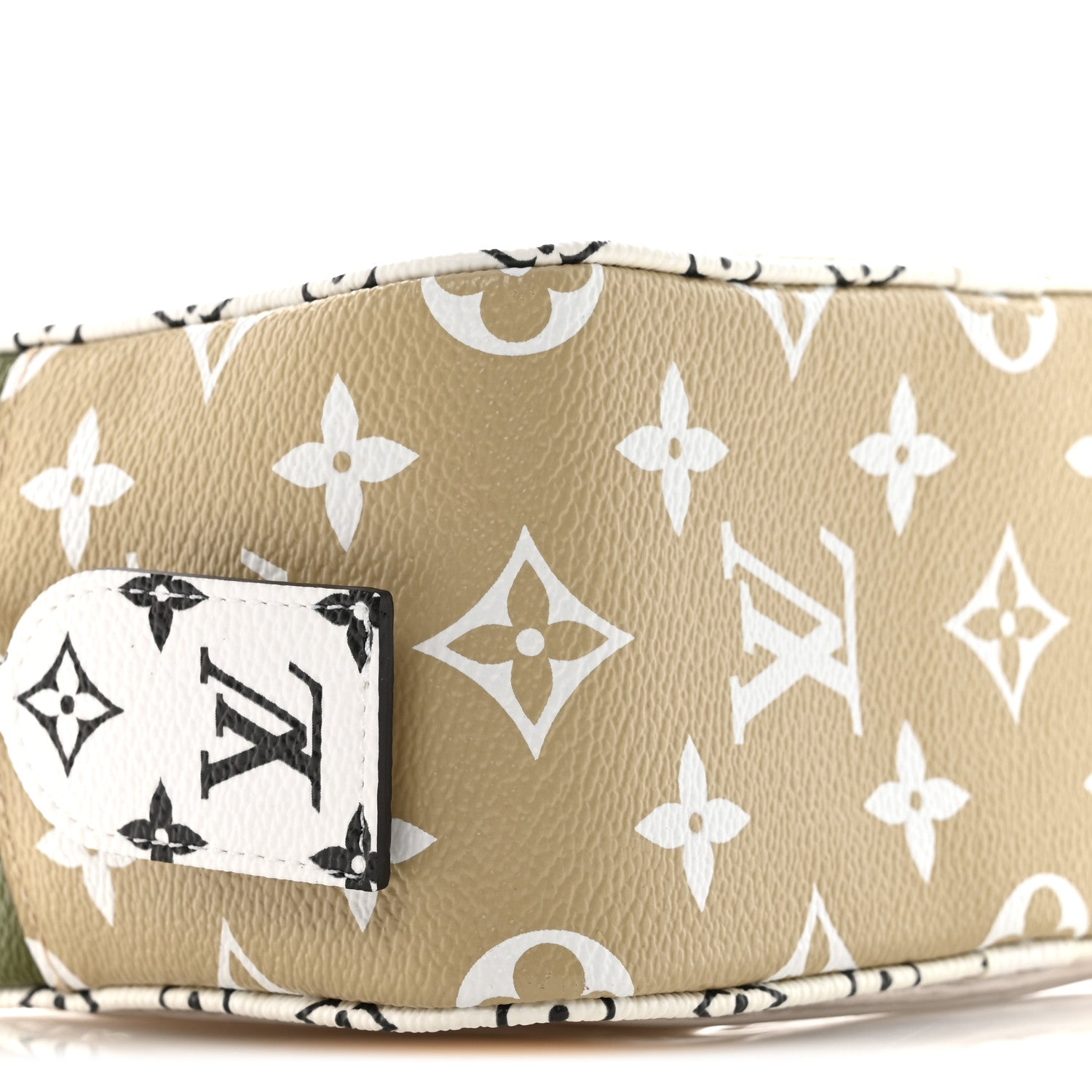 Monogram Giant Beach Pouch Kaki