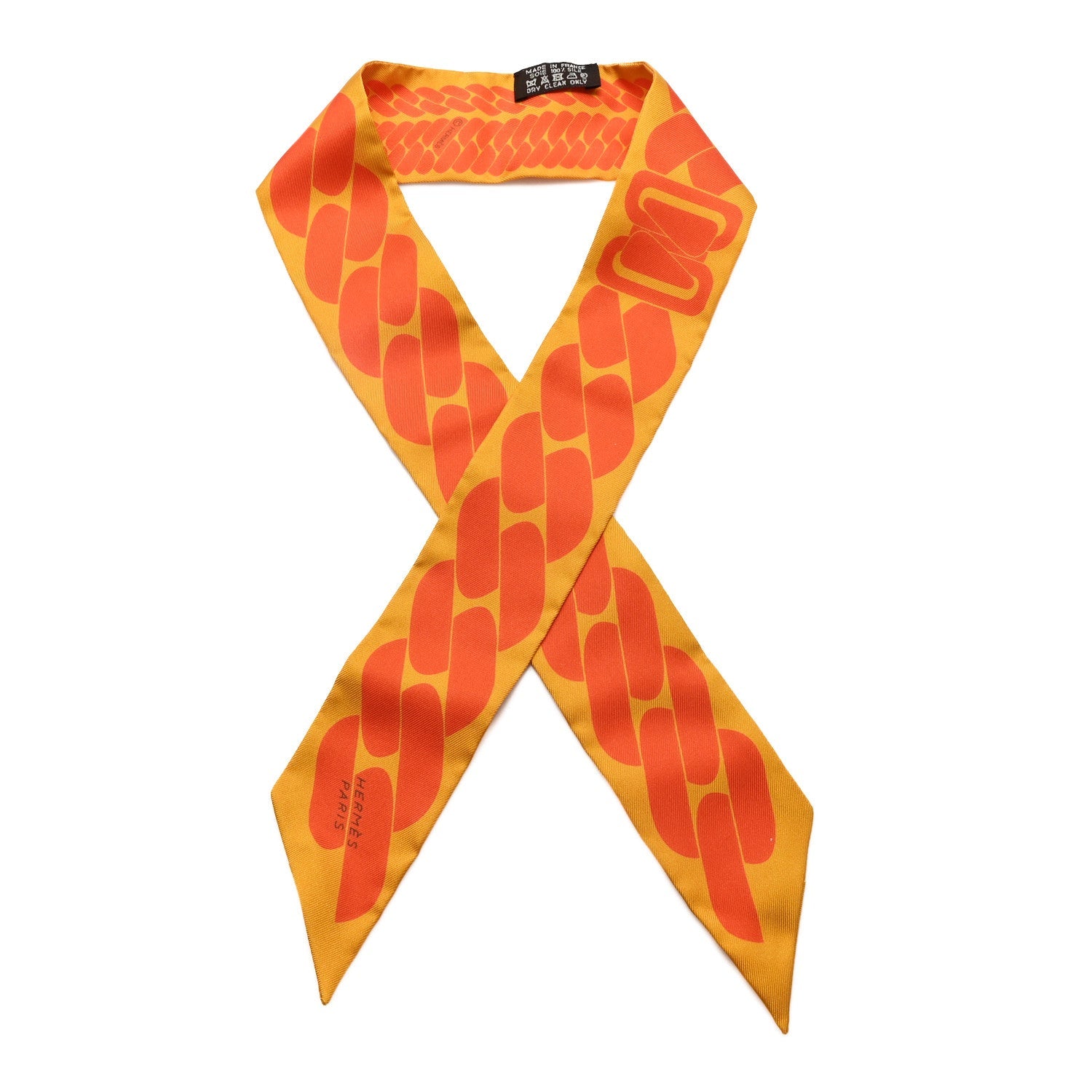 Silk Clic C'est Noue Twilly Jaune d'Or Orange