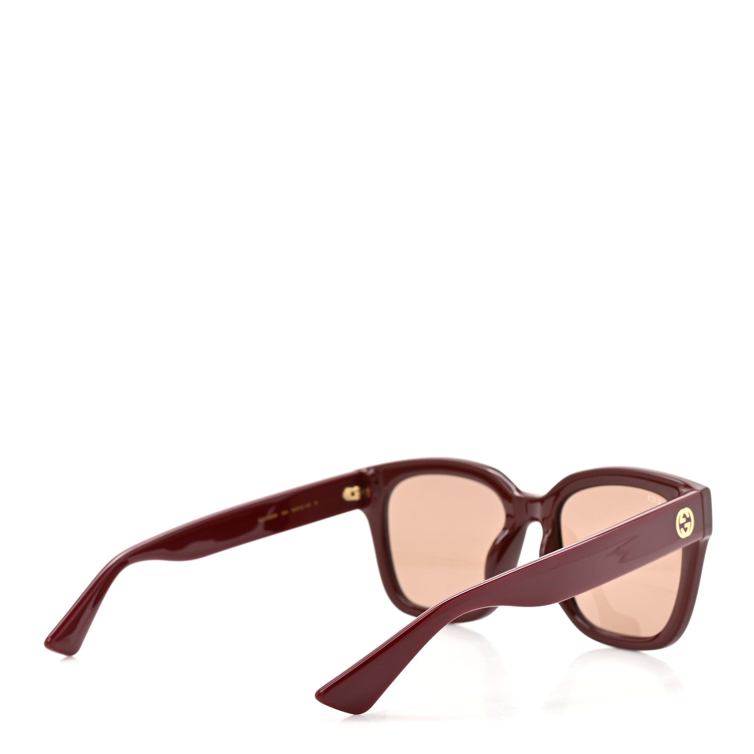 Acetate Square Frame Sunglasses GG1338SK Red