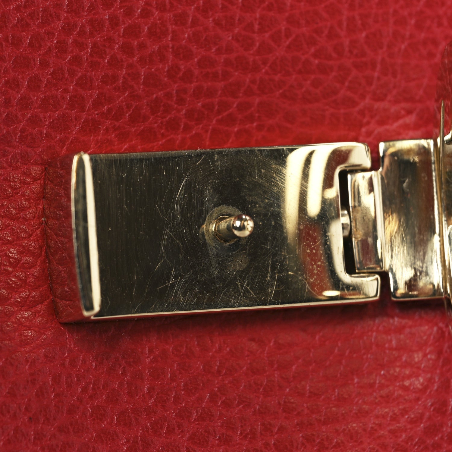 Dollar Calfskin Small Interlocking G Shoulder Bag Red