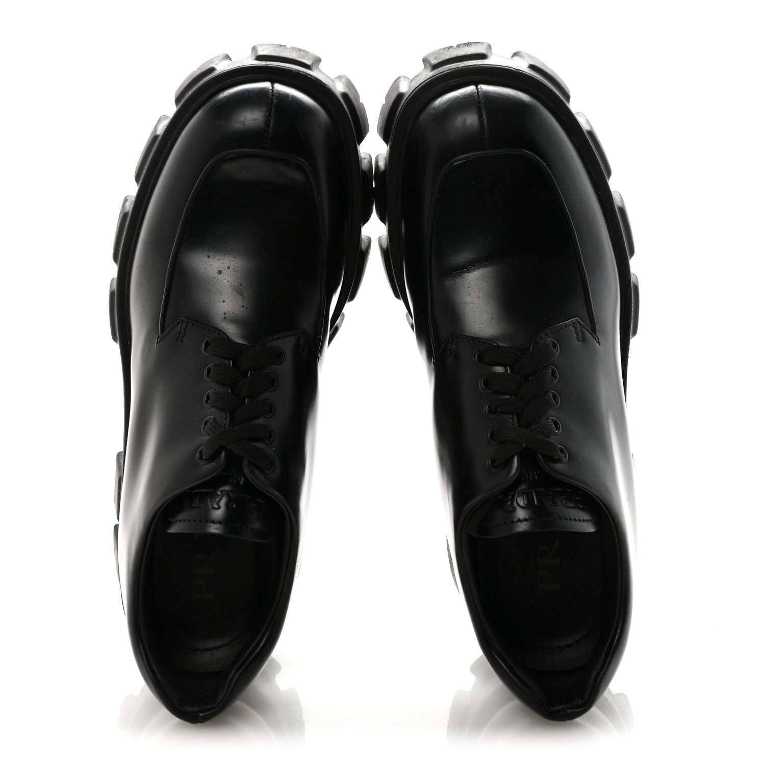 Spazzolato Rois Monolith 55mm Derby Loafers 38 Black