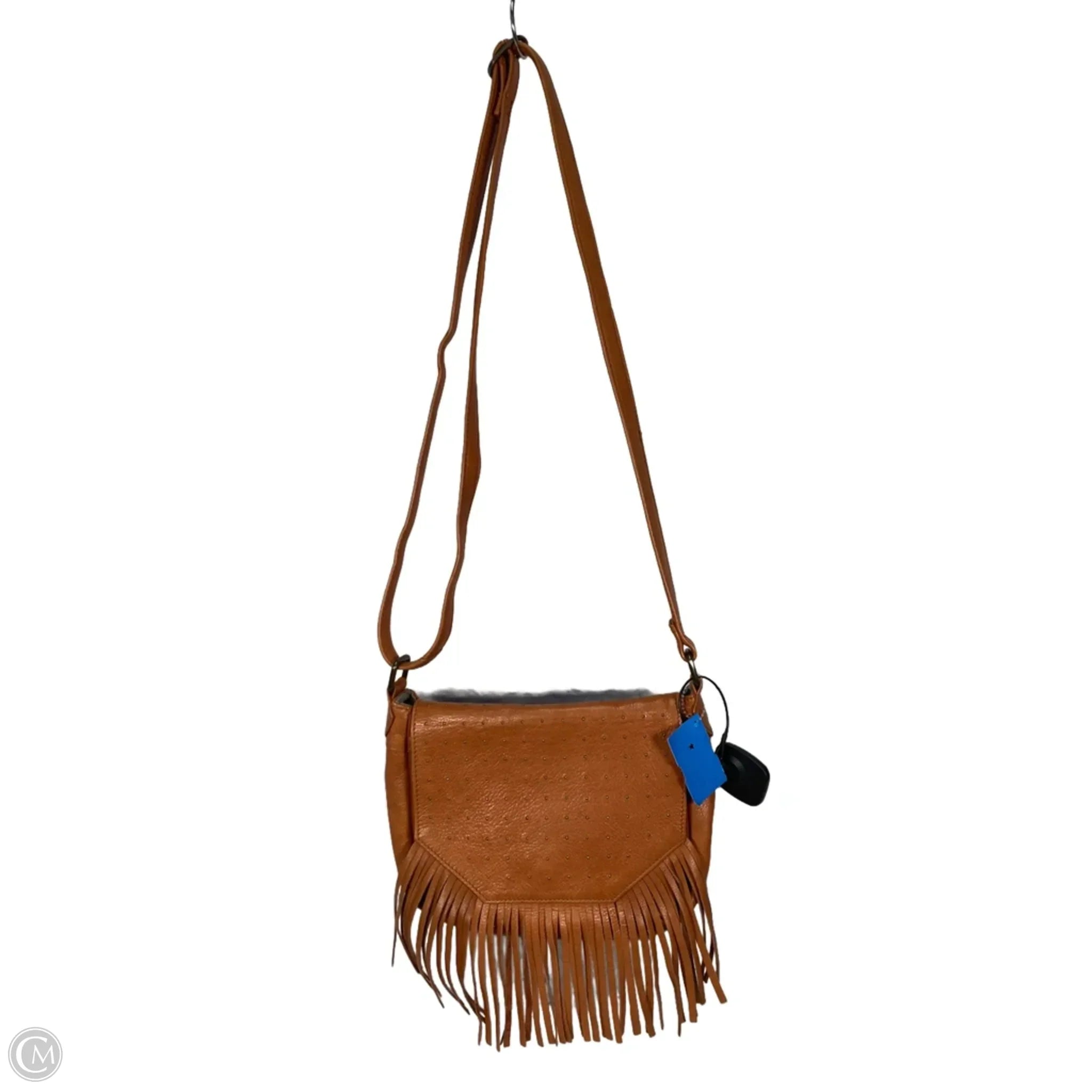 Crossbody Leather By Clothes Mentor, Size: Medium