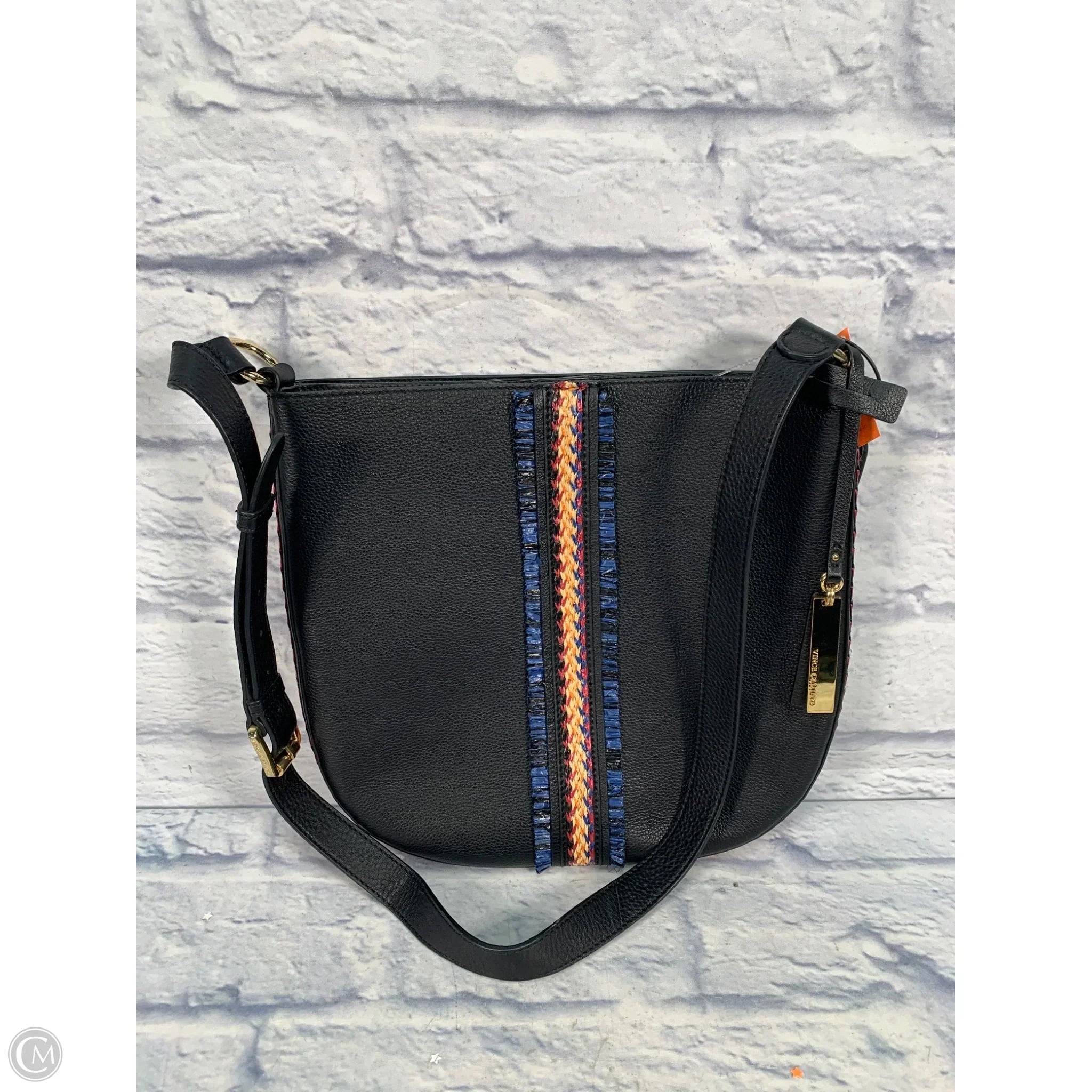 Crossbody Leather By Vince Camuto, Size: Large