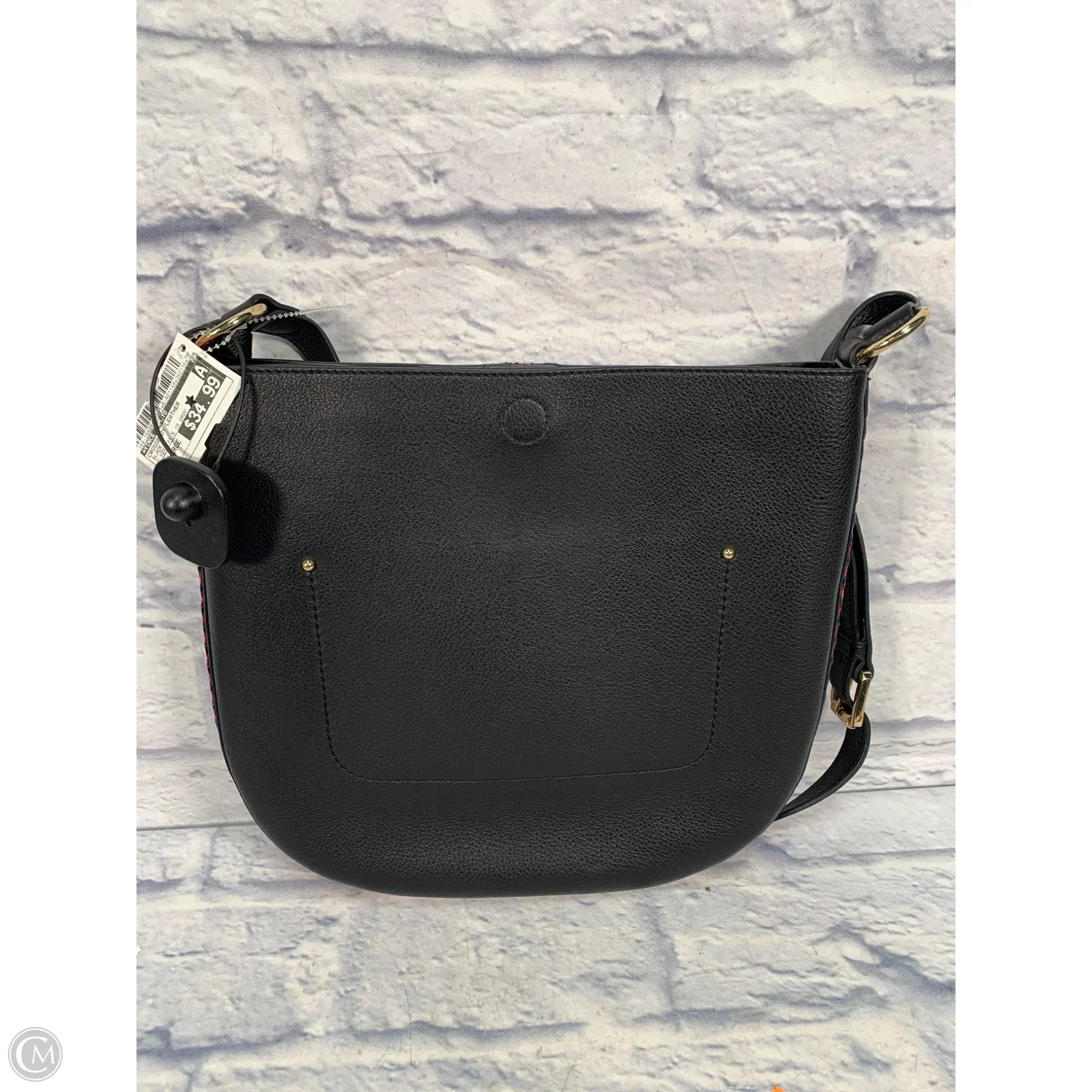 Crossbody Leather By Vince Camuto, Size: Large