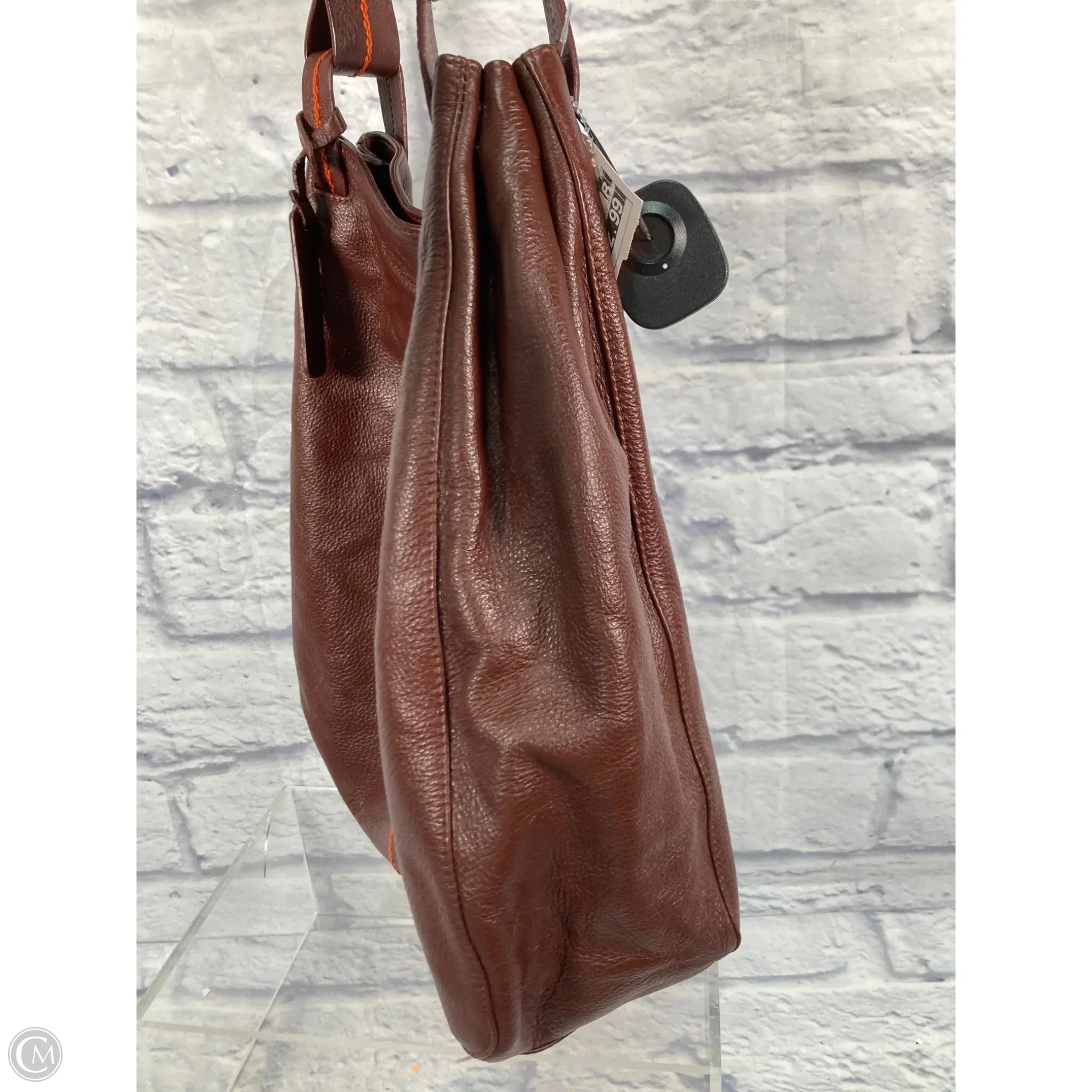 Tote Leather By Clothes Mentor, Size: Large
