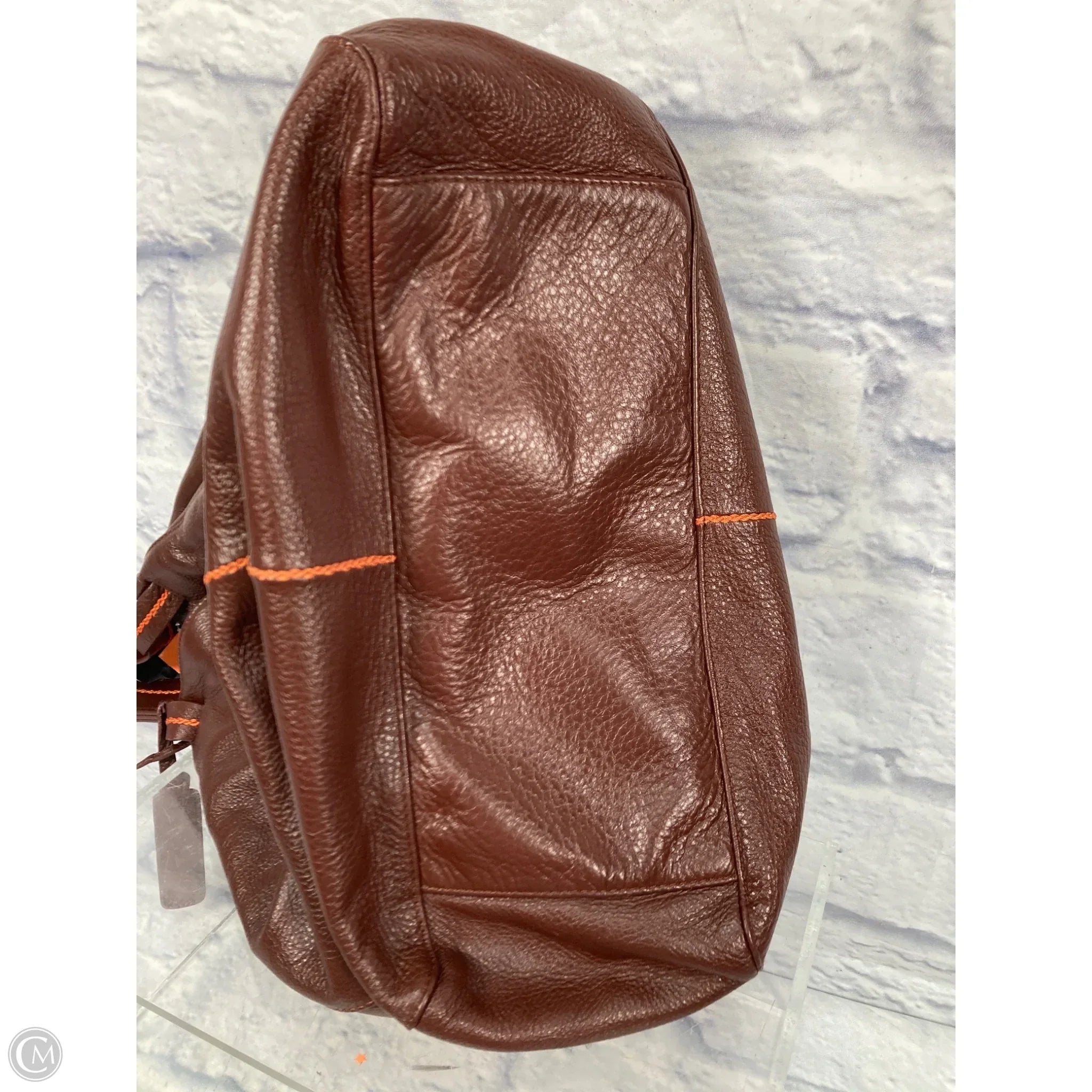 Tote Leather By Clothes Mentor, Size: Large