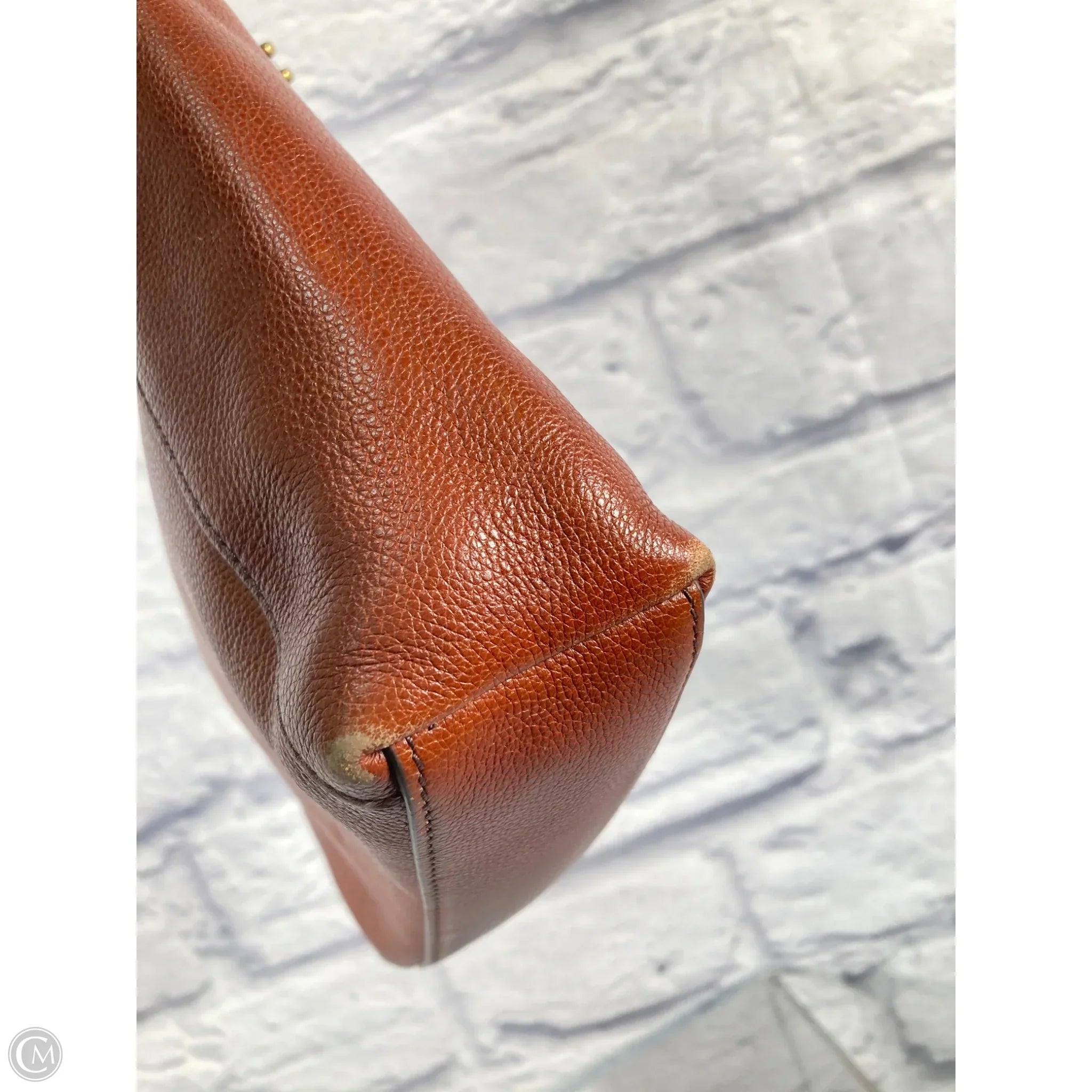 Crossbody Leather By Fossil, Size: Medium