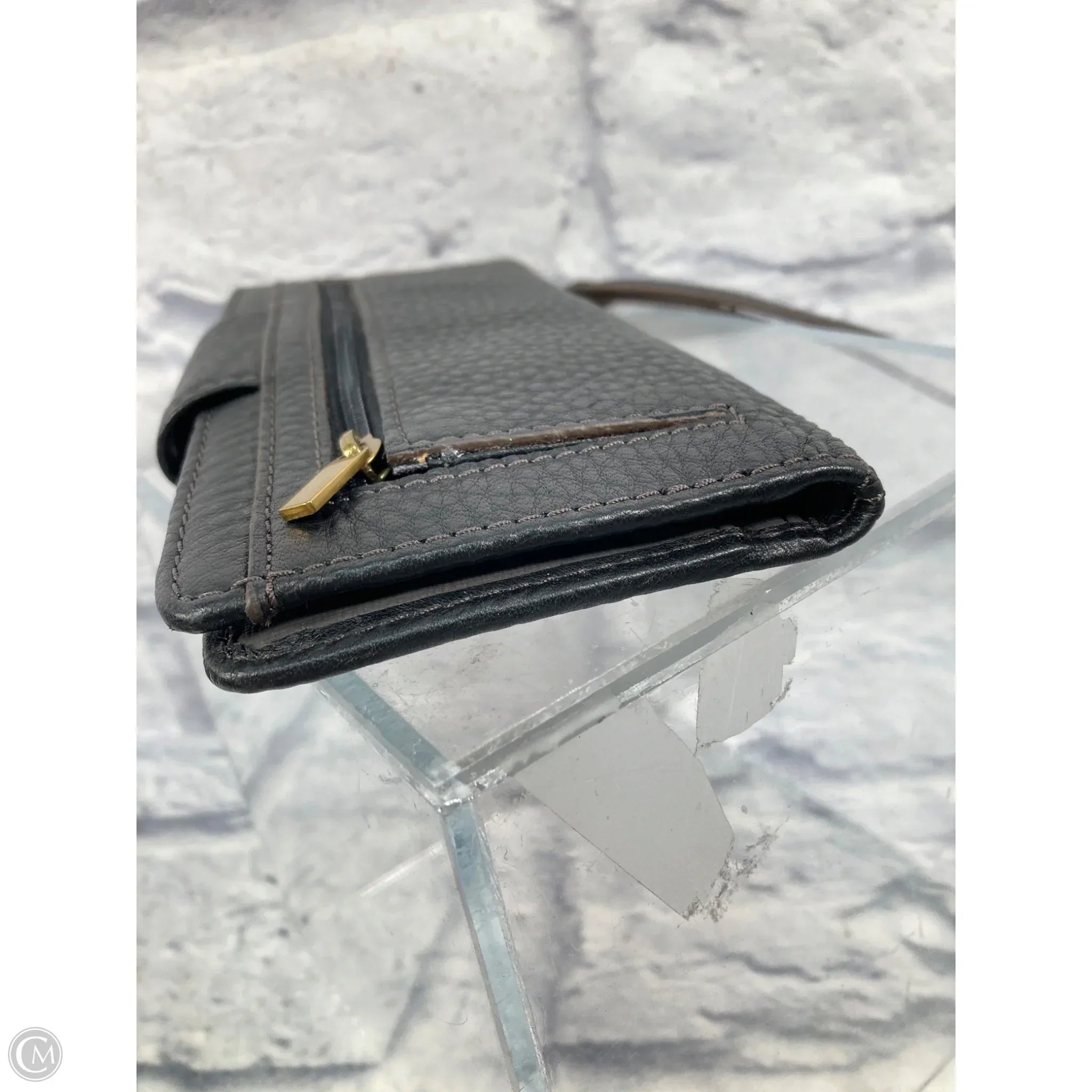 Wristlet Leather By Fossil, Size: Large