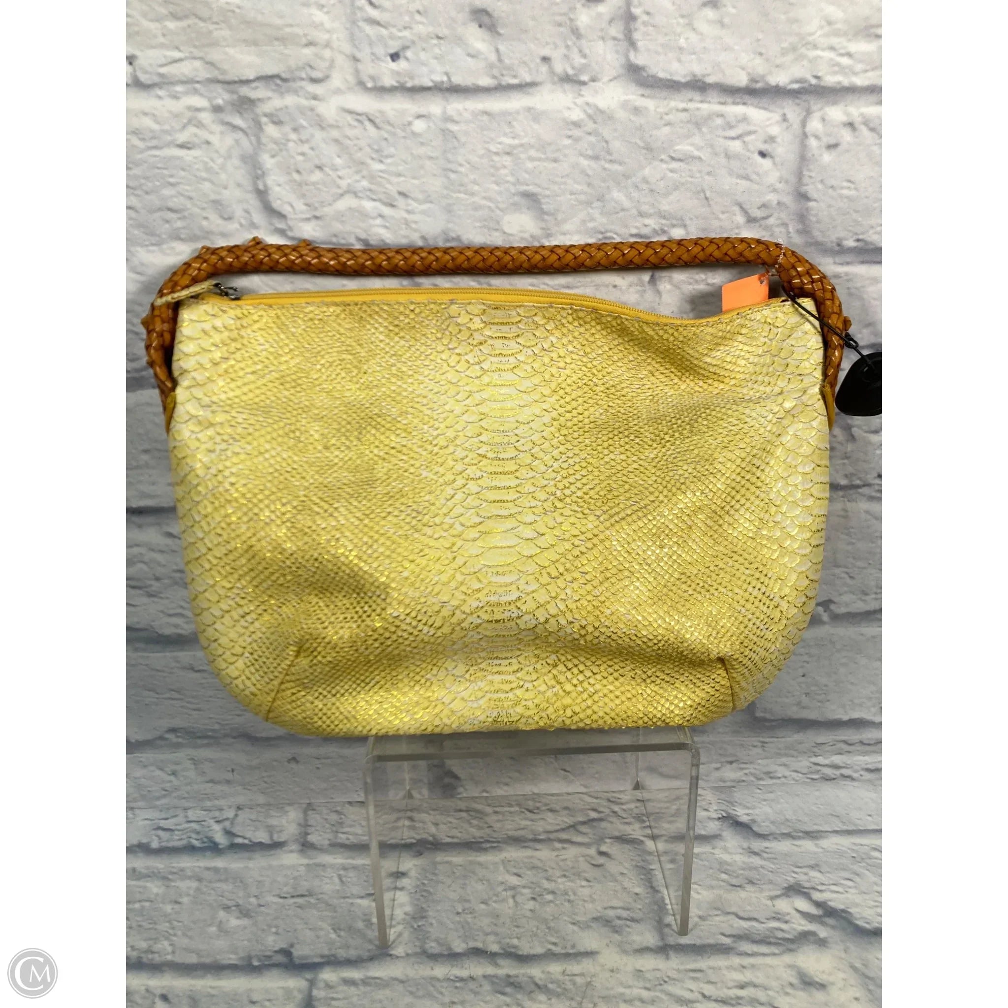 Handbag Leather By Clothes Mentor, Size: Large