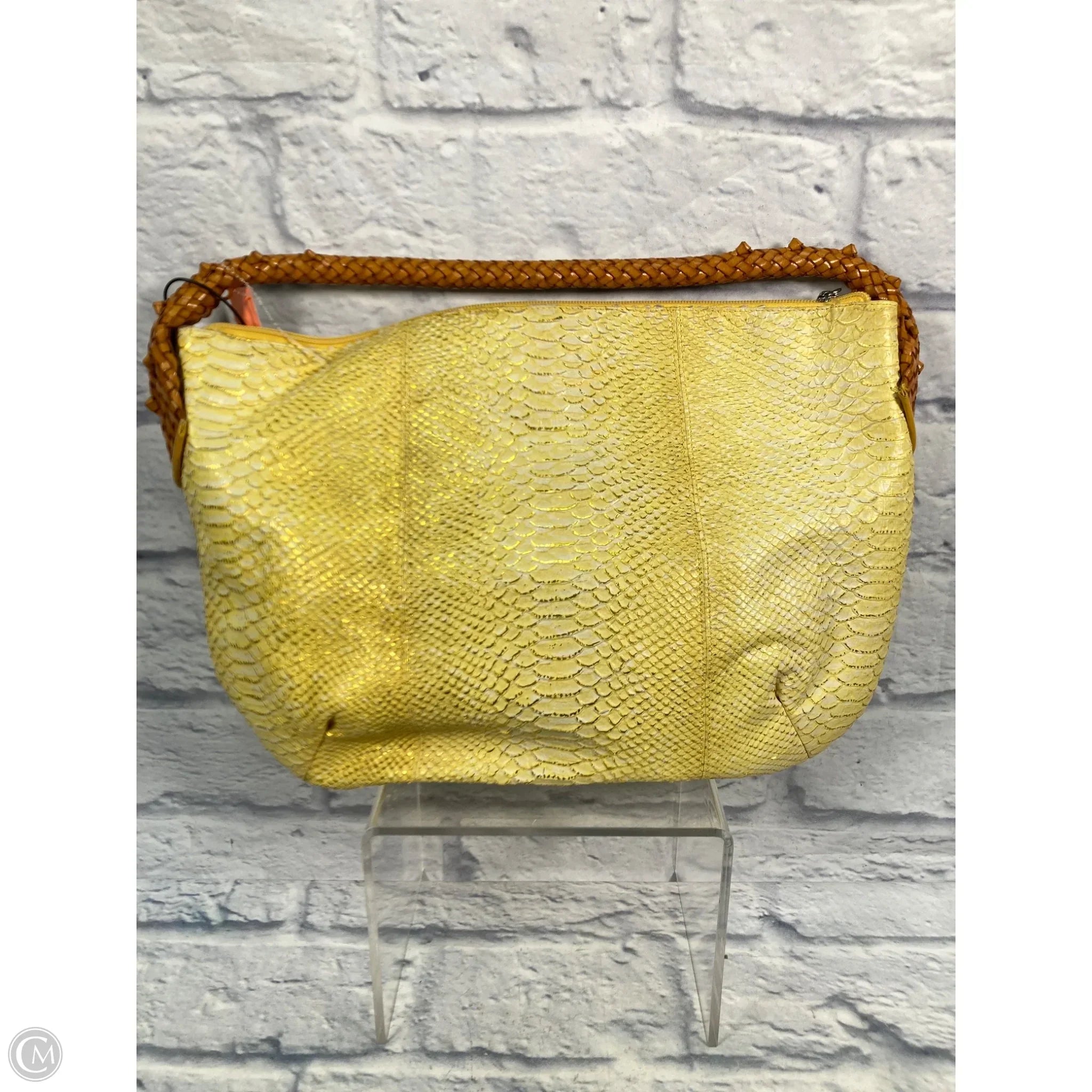 Handbag Leather By Clothes Mentor, Size: Large