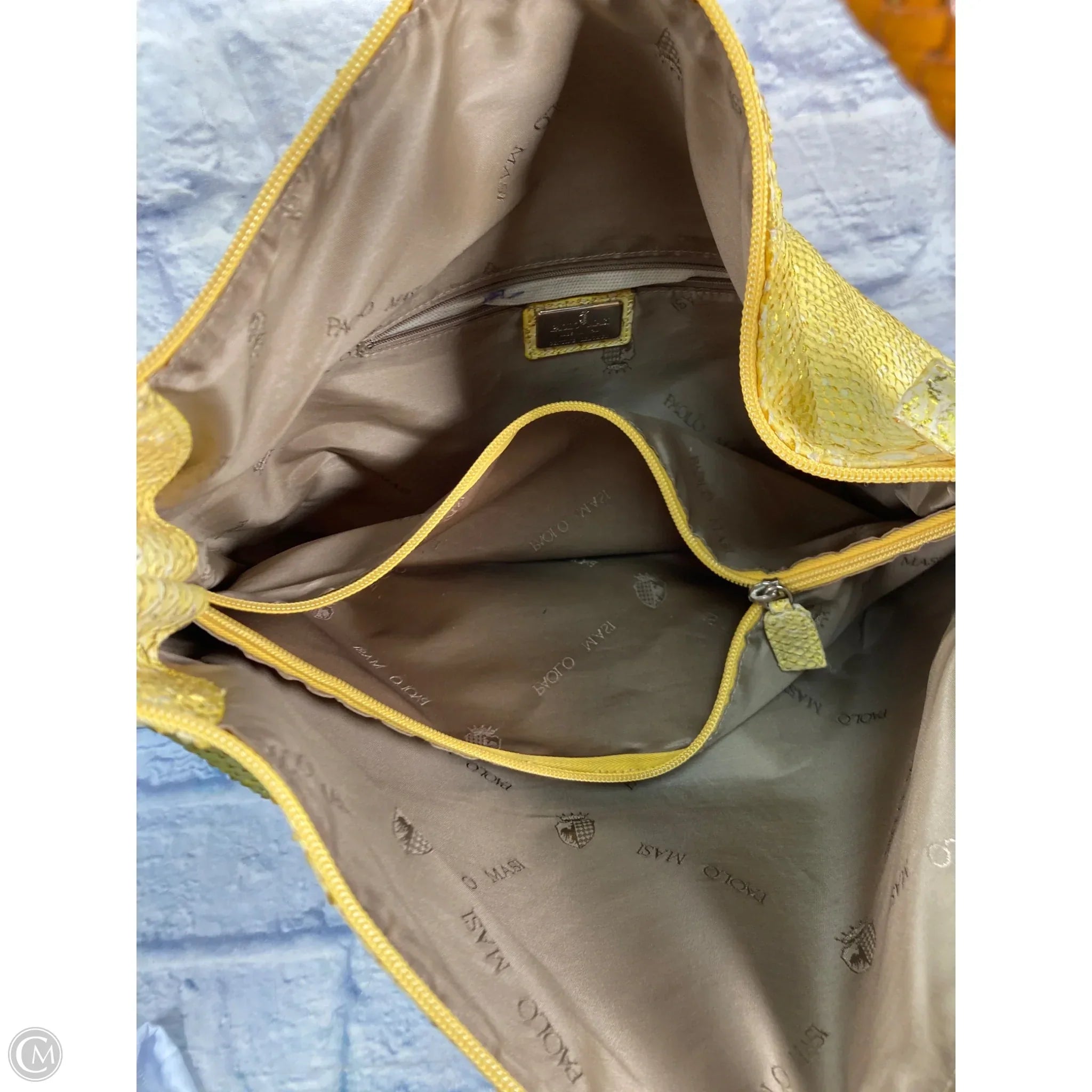 Handbag Leather By Clothes Mentor, Size: Large