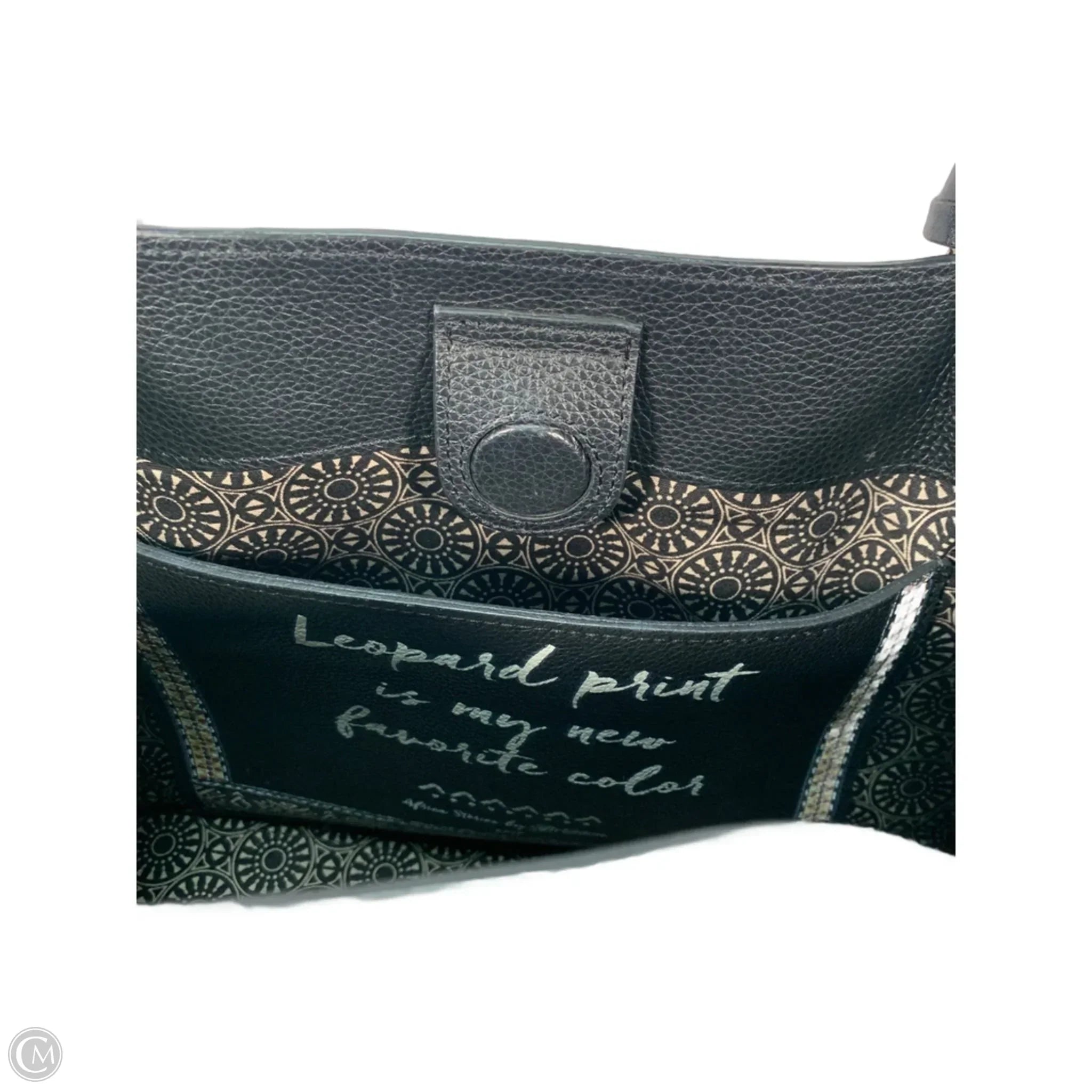 Handbag Leather By Brighton, Size: Medium