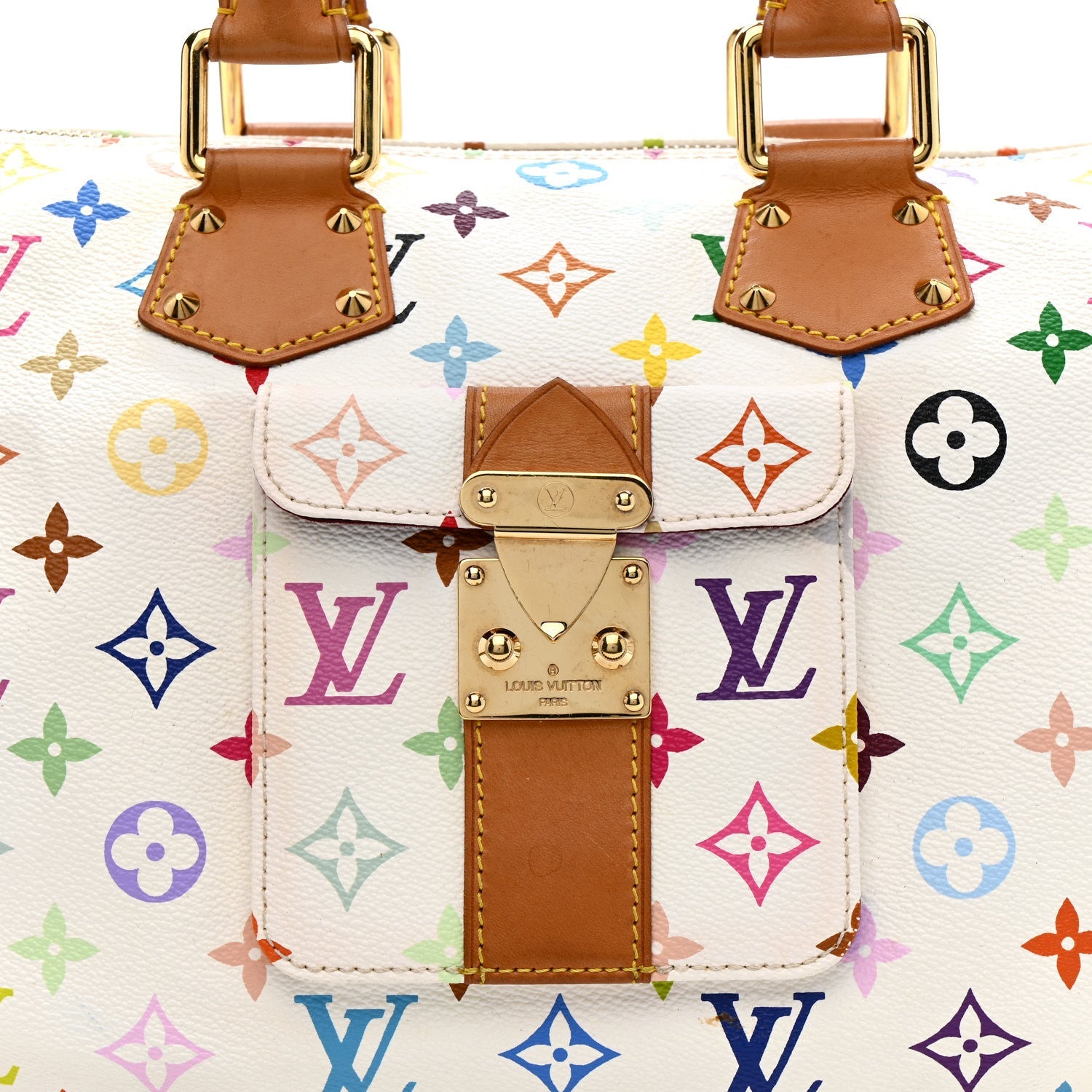 Monogram Multicolor Speedy 30 White