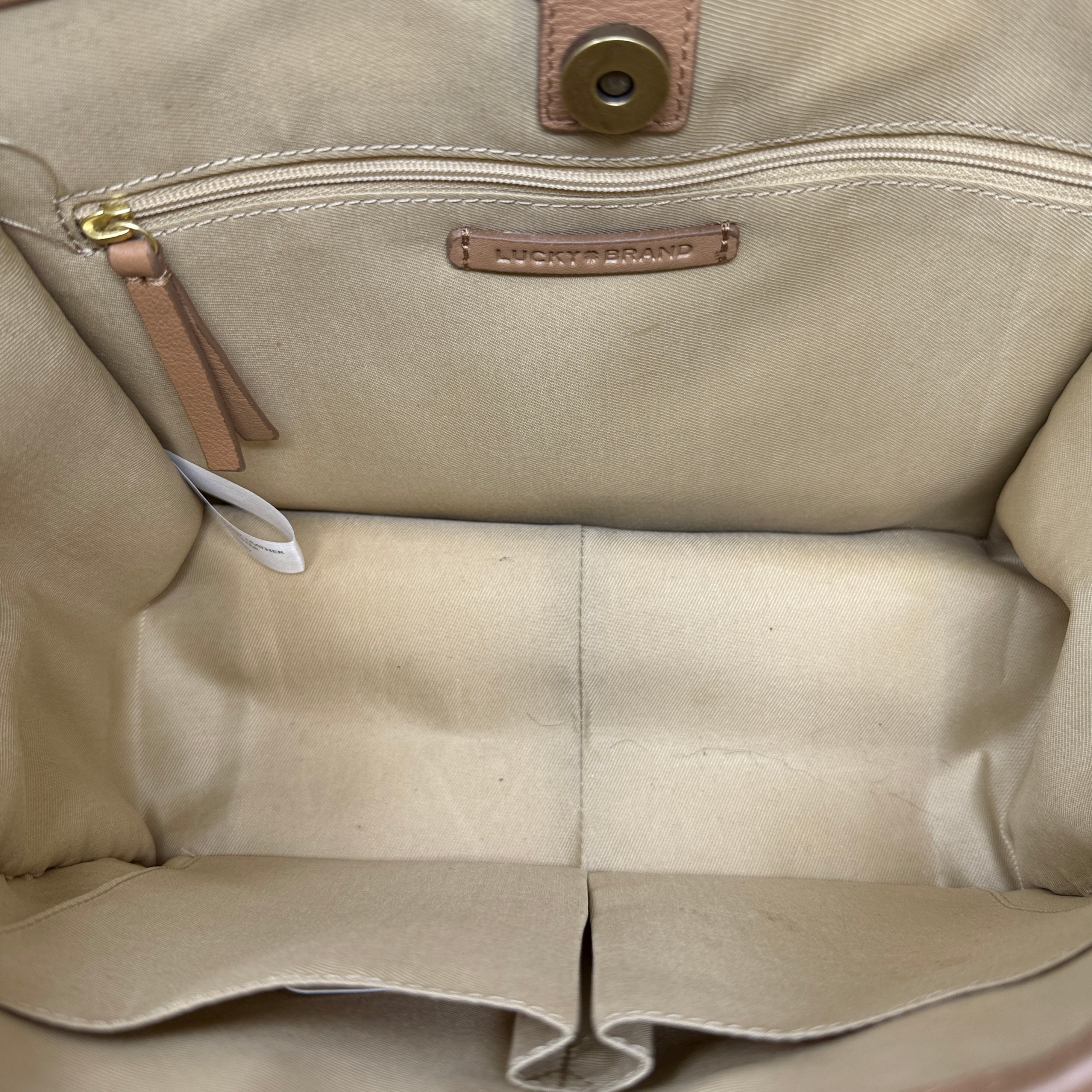Rysa 2-In-1 Leather Satchel By Lucky Brand In Natural Snake Multi, Size: Medium