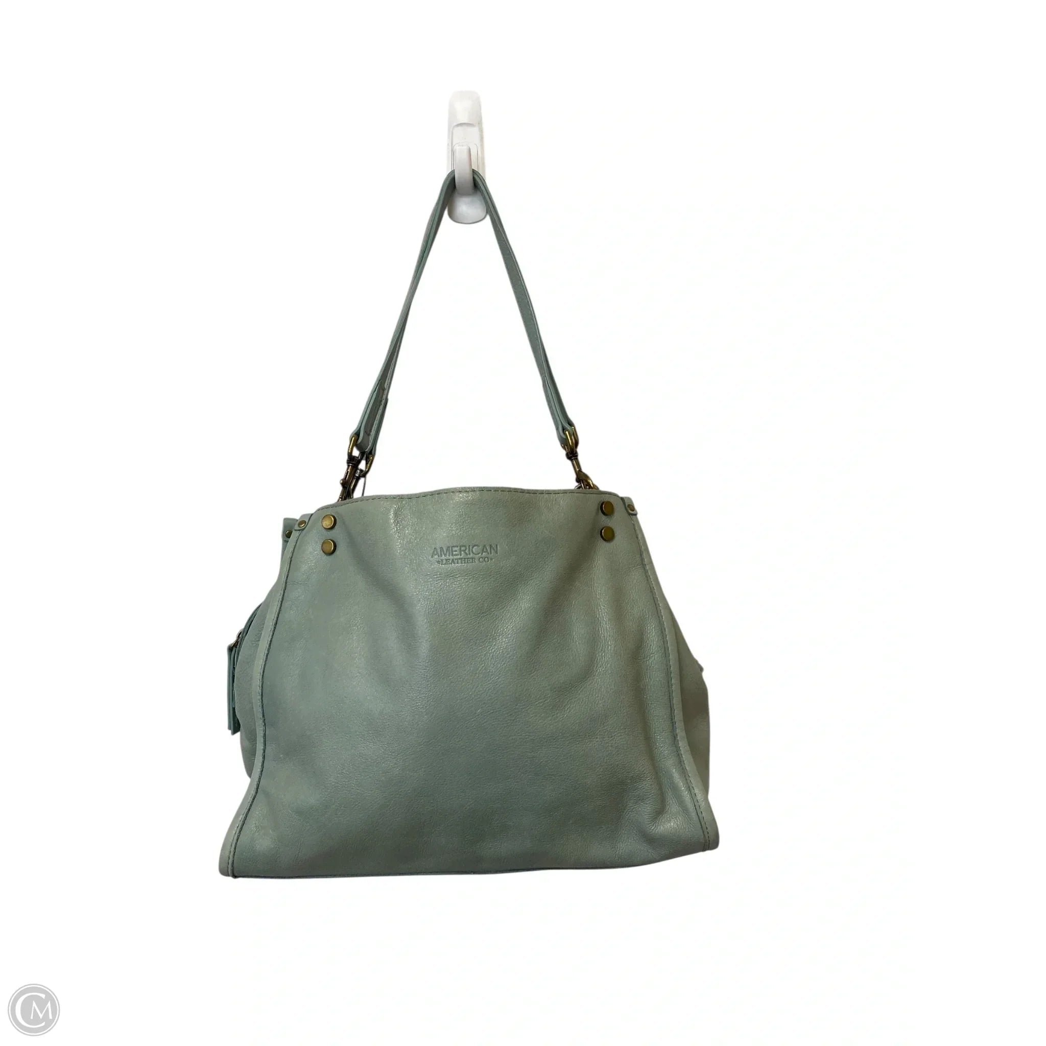 Handbag Leather By Clothes Mentor, Size: Medium